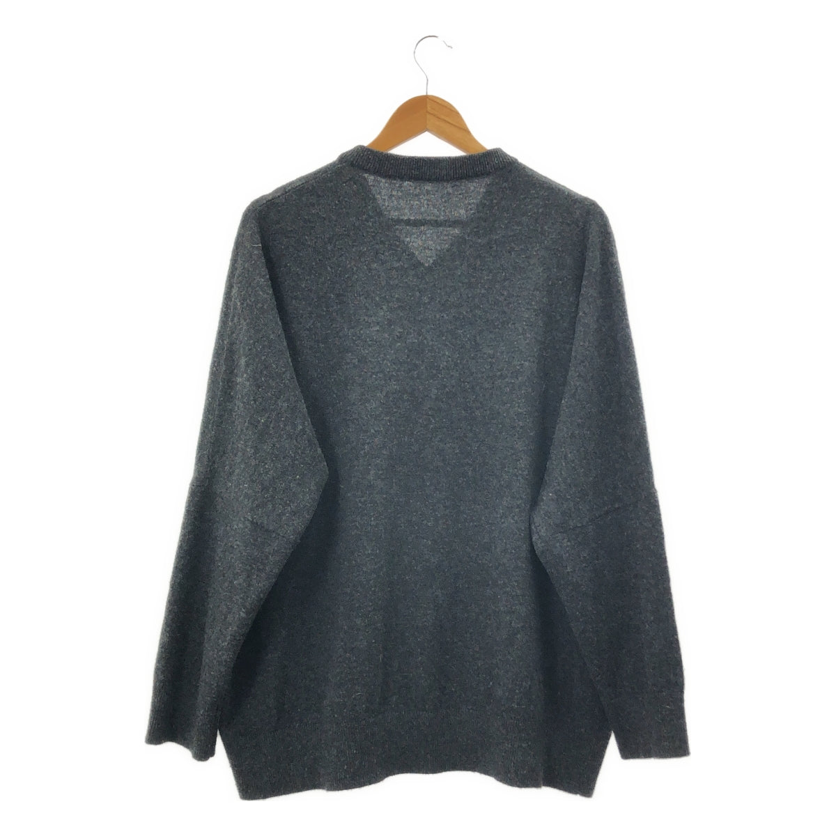 CASEY CASEY / ケーシーケーシー | 2020AW | TRICOT 5 CANBERRA ウール Vネック ニット | S | ダークグレー | メンズ