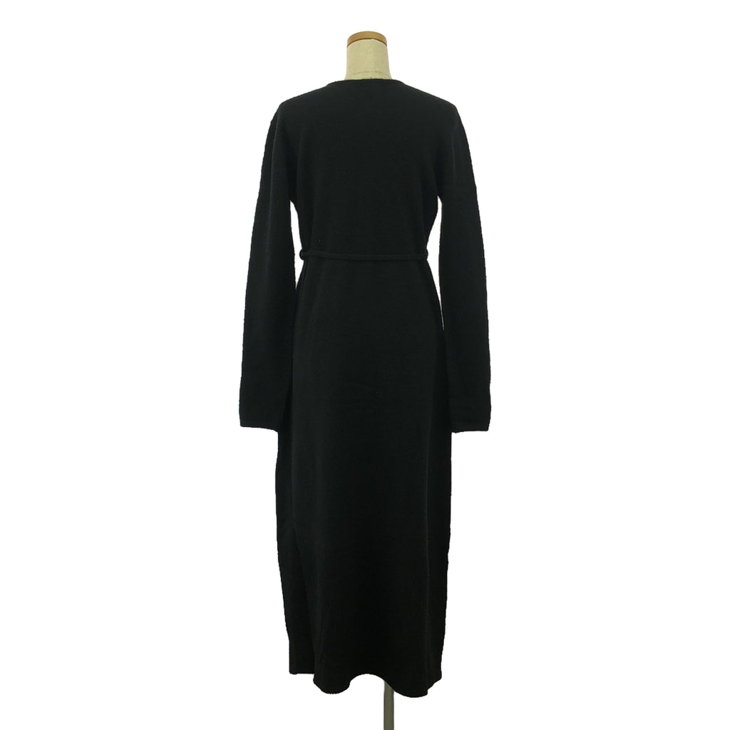 AURALEE / 오라리 | 2023AW | RASCHEL MOLE KNIT ONE-PIECE / 벨티드 니트 원피스 | 1 | 블랙 | 여성