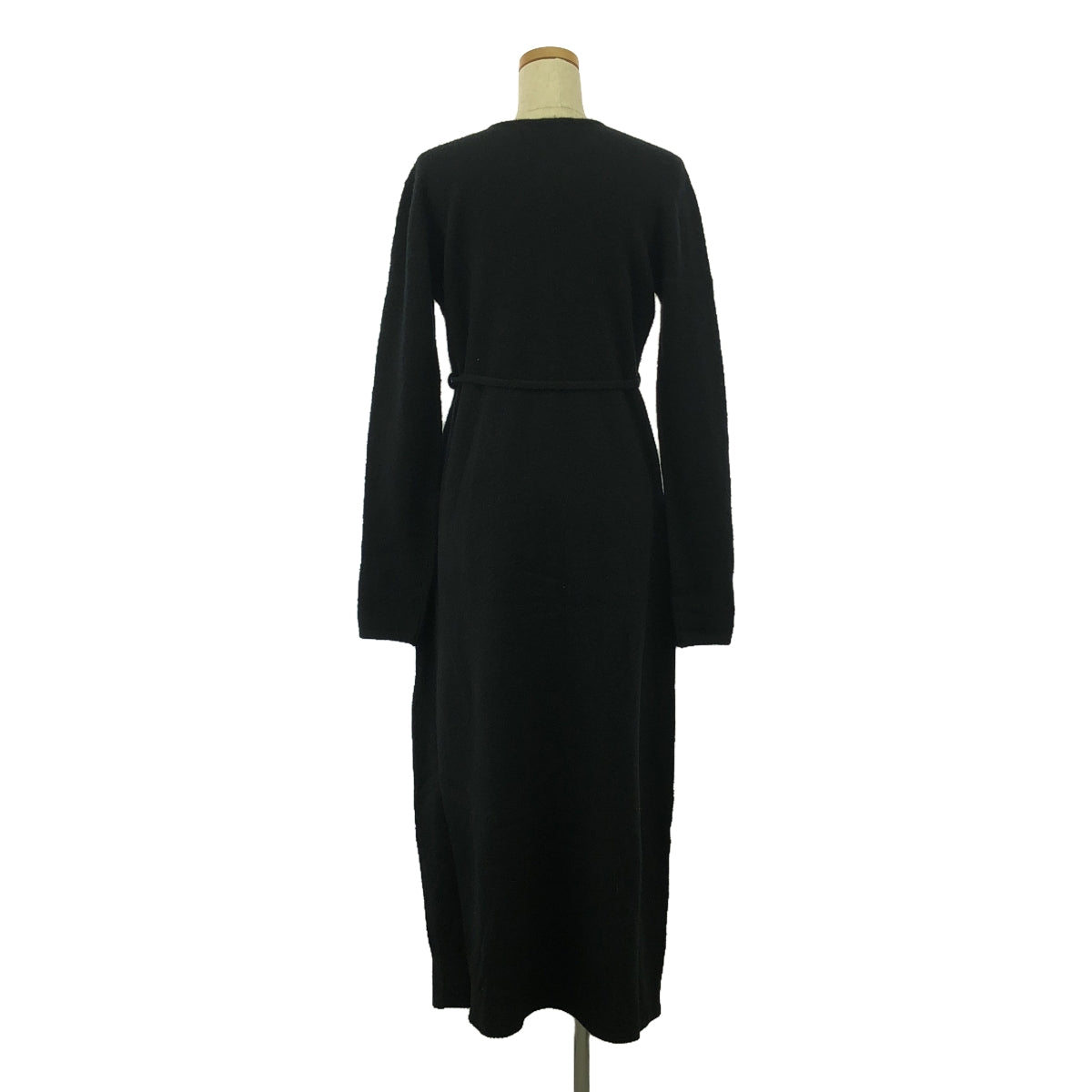 AURALEE / 오라리 | 2023AW | RASCHEL MOLE KNIT ONE-PIECE / 벨티드 니트 원피스 | 1 | 블랙 | 여성