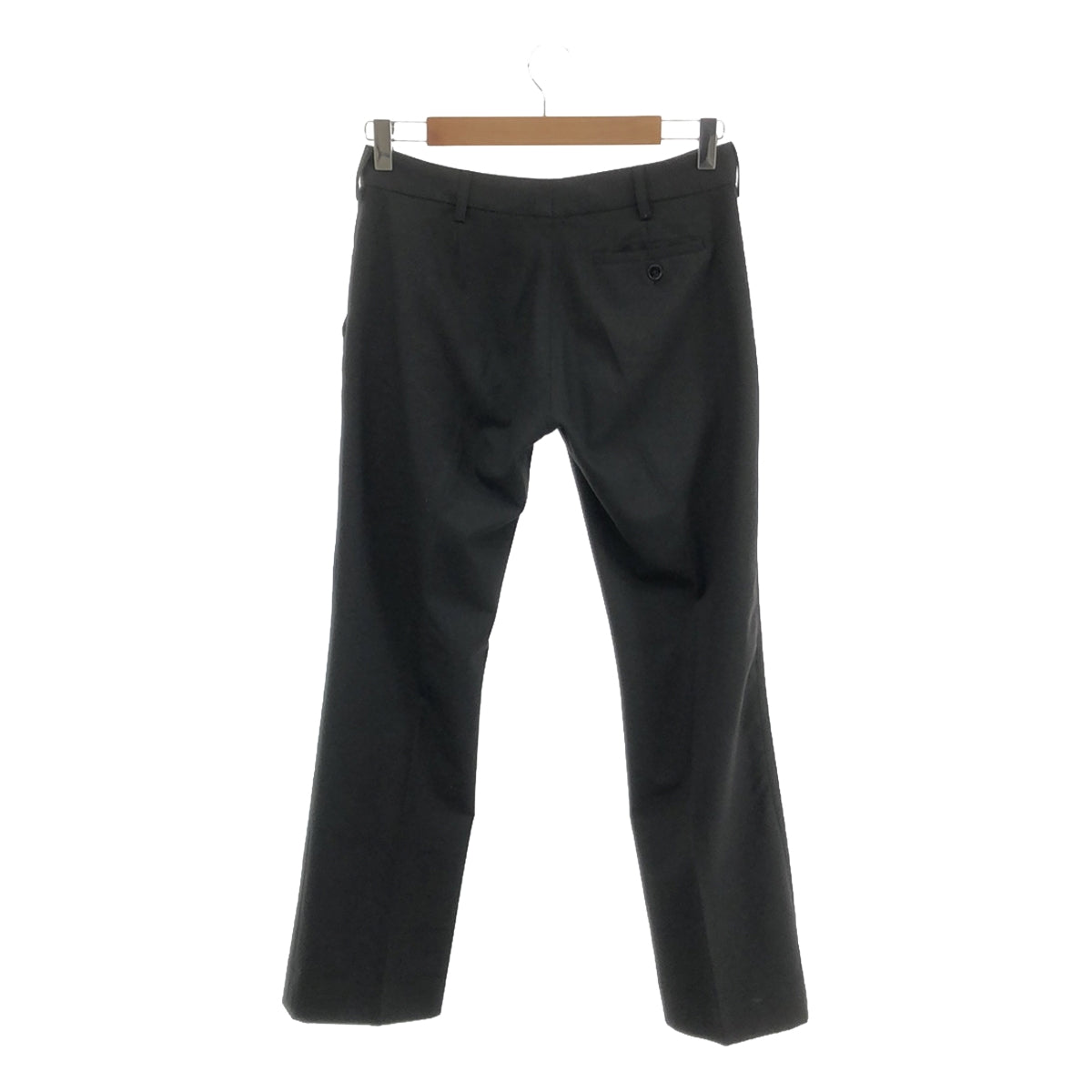 BALENCIAGA | PANTS Polyester Rayon Stretch 2-Tuck Slacks | Size 38 | Women's