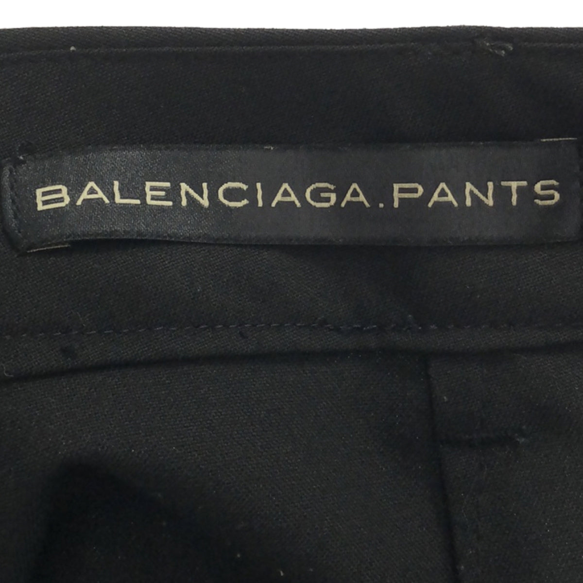 BALENCIAGA | PANTS Polyester Rayon Stretch 2-Tuck Slacks | Size 38 | Women's