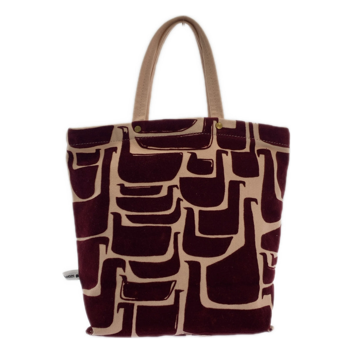 [狀況極佳] mina perhonen | Bird Land 手袋 | 勃根地紅 | 女款