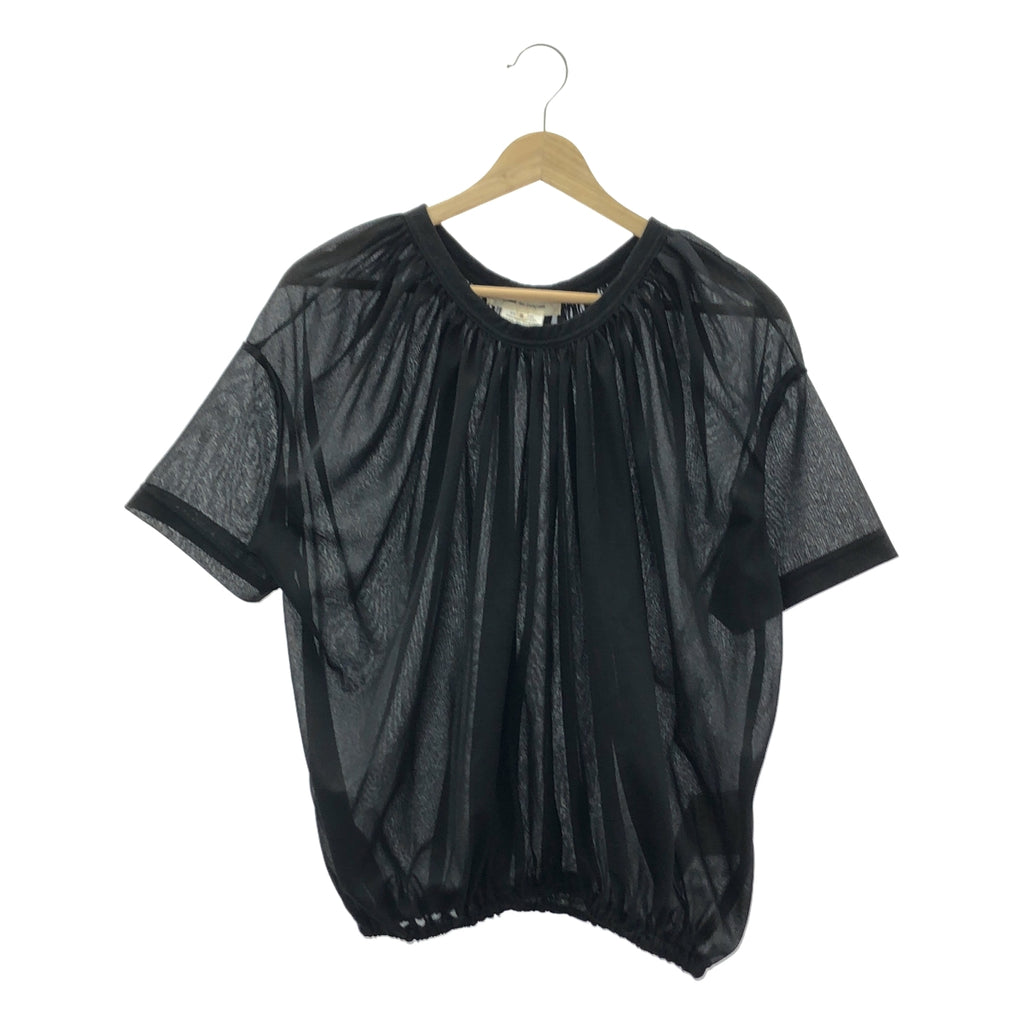 COMME des GARCONS / 콤데 갤슨 | 2023SS | 폴리에스터 개더 풀오버 셔츠 탑스 | S |