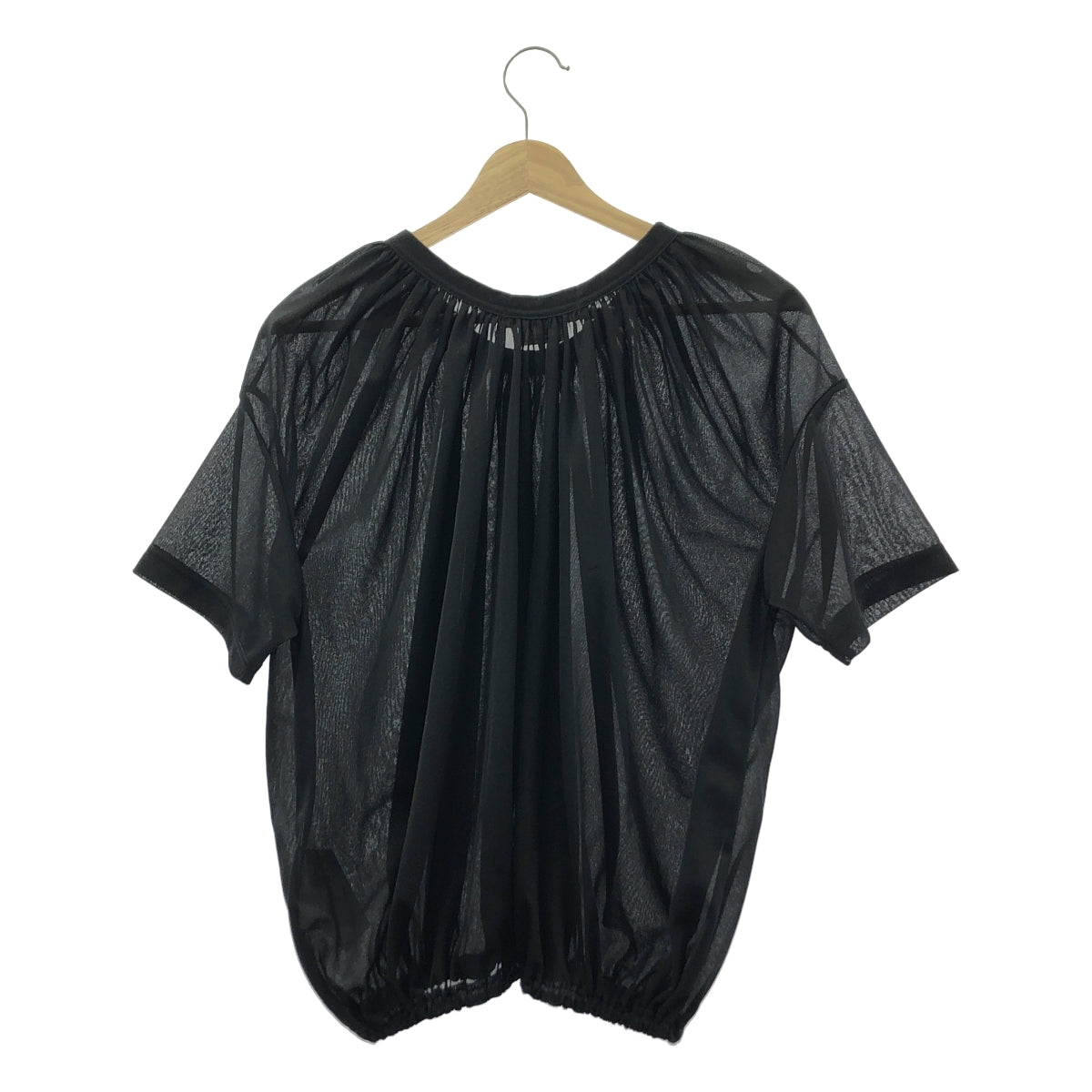COMME des GARCONS / 콤데 갤슨 | 2023SS | 폴리에스터 개더 풀오버 셔츠 탑스 | S |