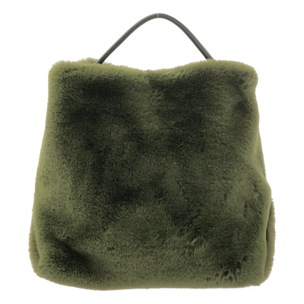 【미품】 VIOLAd'ORO / 비올라 도로 ​​| ELMO 에코 파 토트 백 | 그린 | 여성