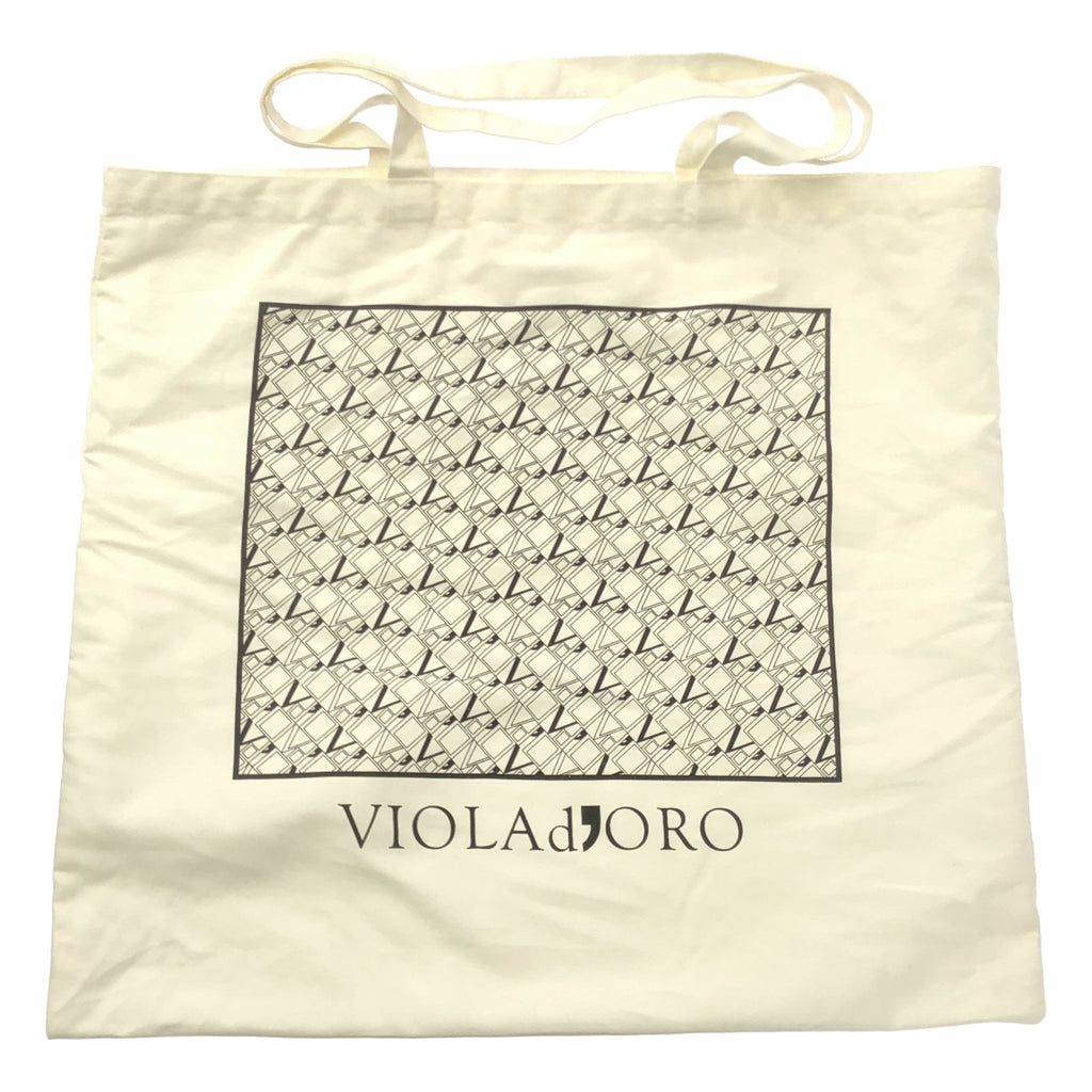 【미품】 VIOLAd'ORO / 비올라 도로 ​​| ELMO 에코 파 토트 백 | 그린 | 여성