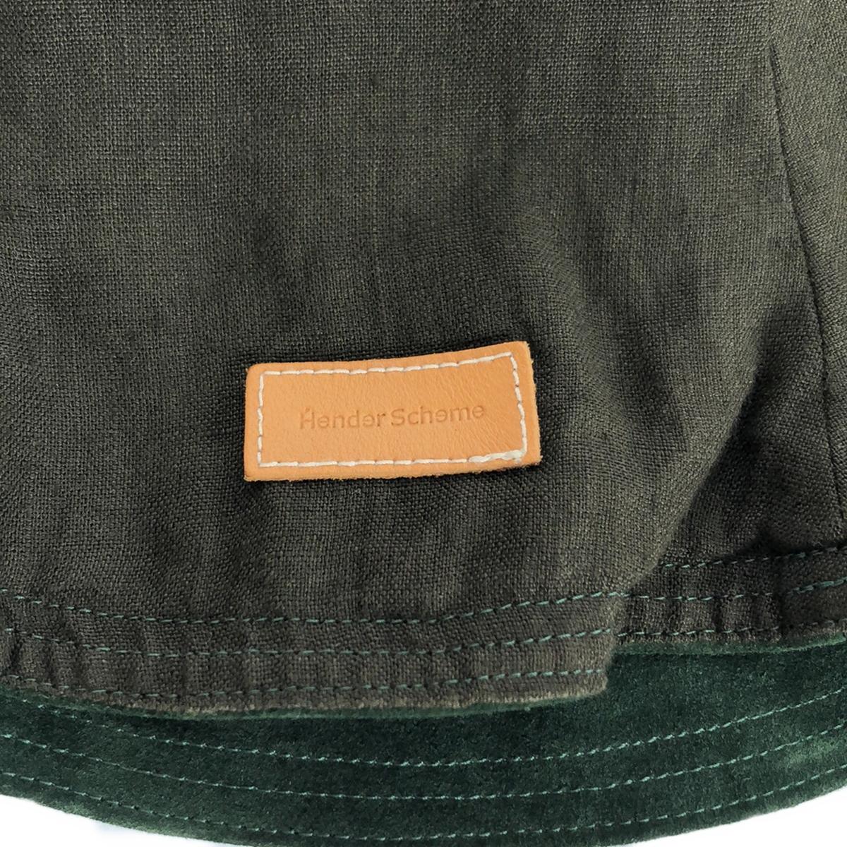 Hender scheme / エンダースキーマ | レザー切替 チューリップハット | カーキ | メンズ