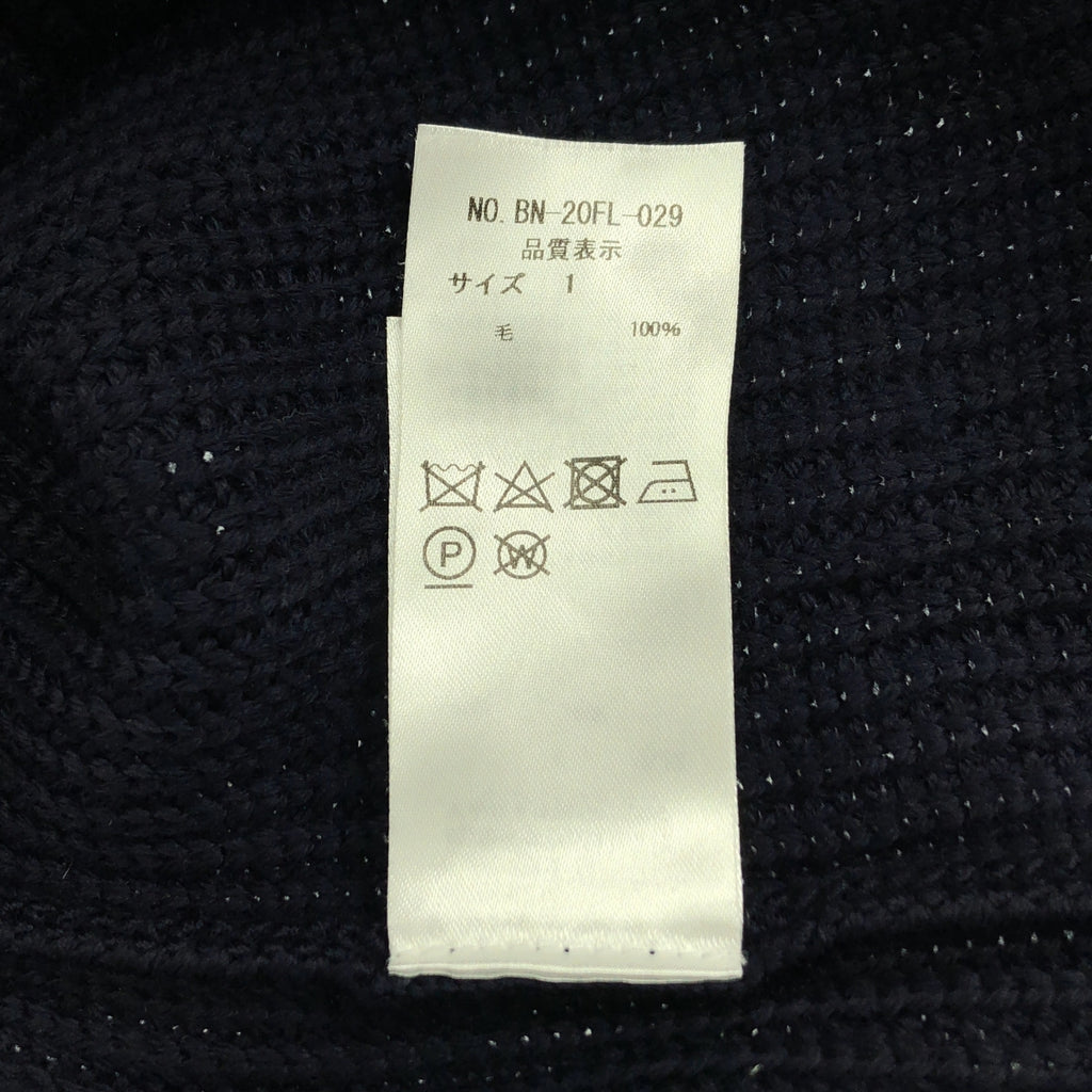 BATONER / 배트너 | SIGNATURE BOTTLE NECK 시그니처 병목 니트 | 1 |