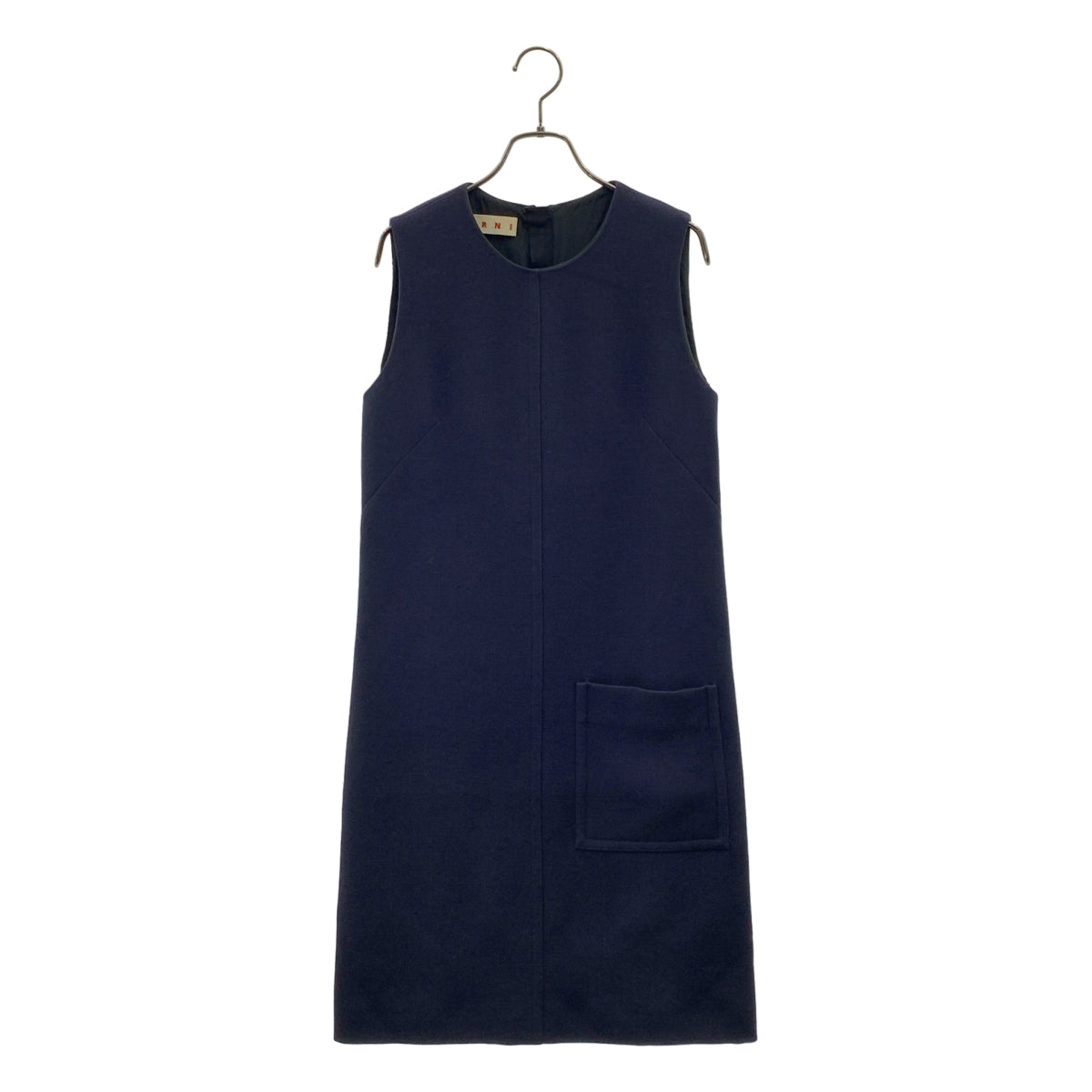 MARNI / 마르니 | 백 Zip 민소매 원피스 / 총 안감 | 38 | 여성