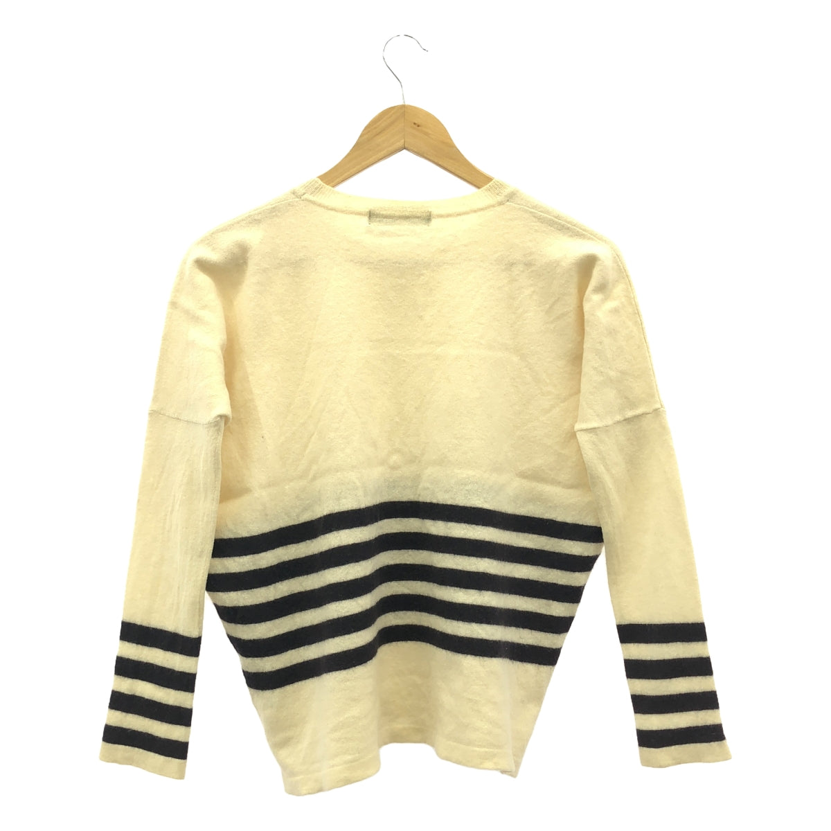 SACRA | Wool striped knit | 38 | Ivory | Women's