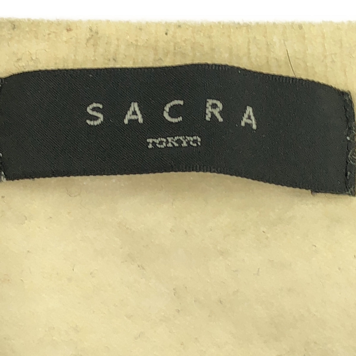 SACRA | Wool striped knit | 38 | Ivory | Women's