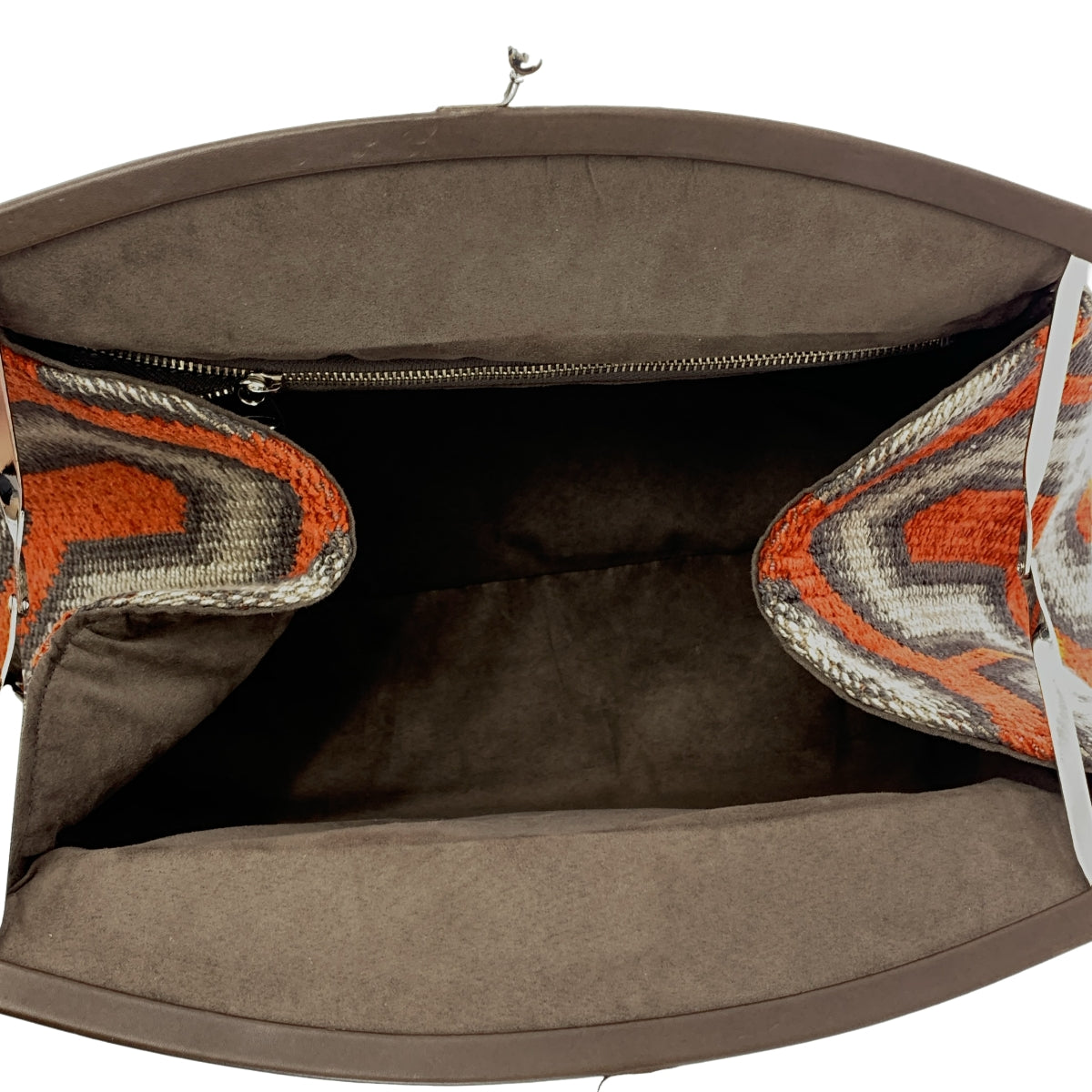 [近新] A VACATION | 2020 秋冬系列 | PILLOW 手拿包 | 橘色/灰色 | 女款