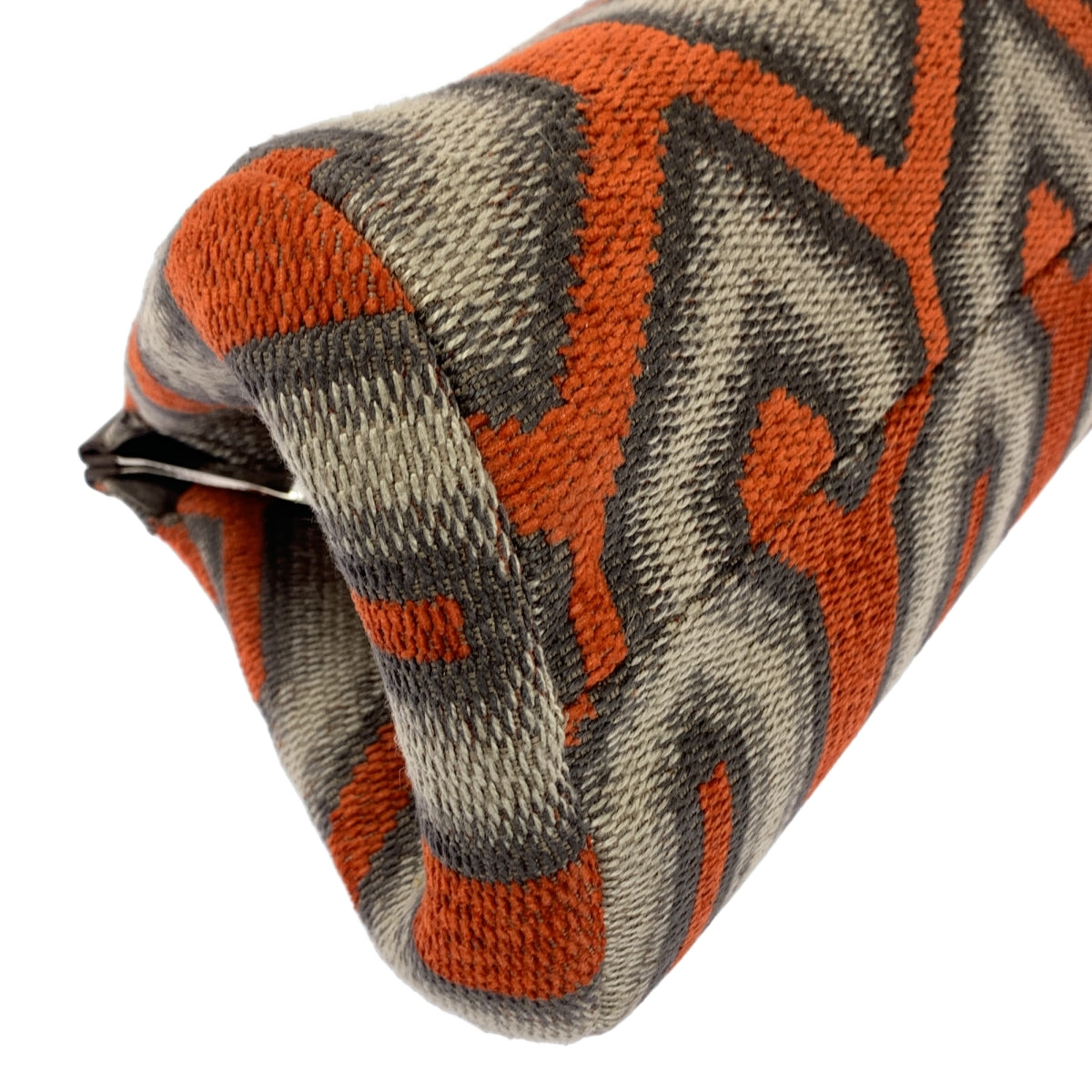 [近新] A VACATION | 2020 秋冬系列 | PILLOW 手拿包 | 橘色/灰色 | 女款