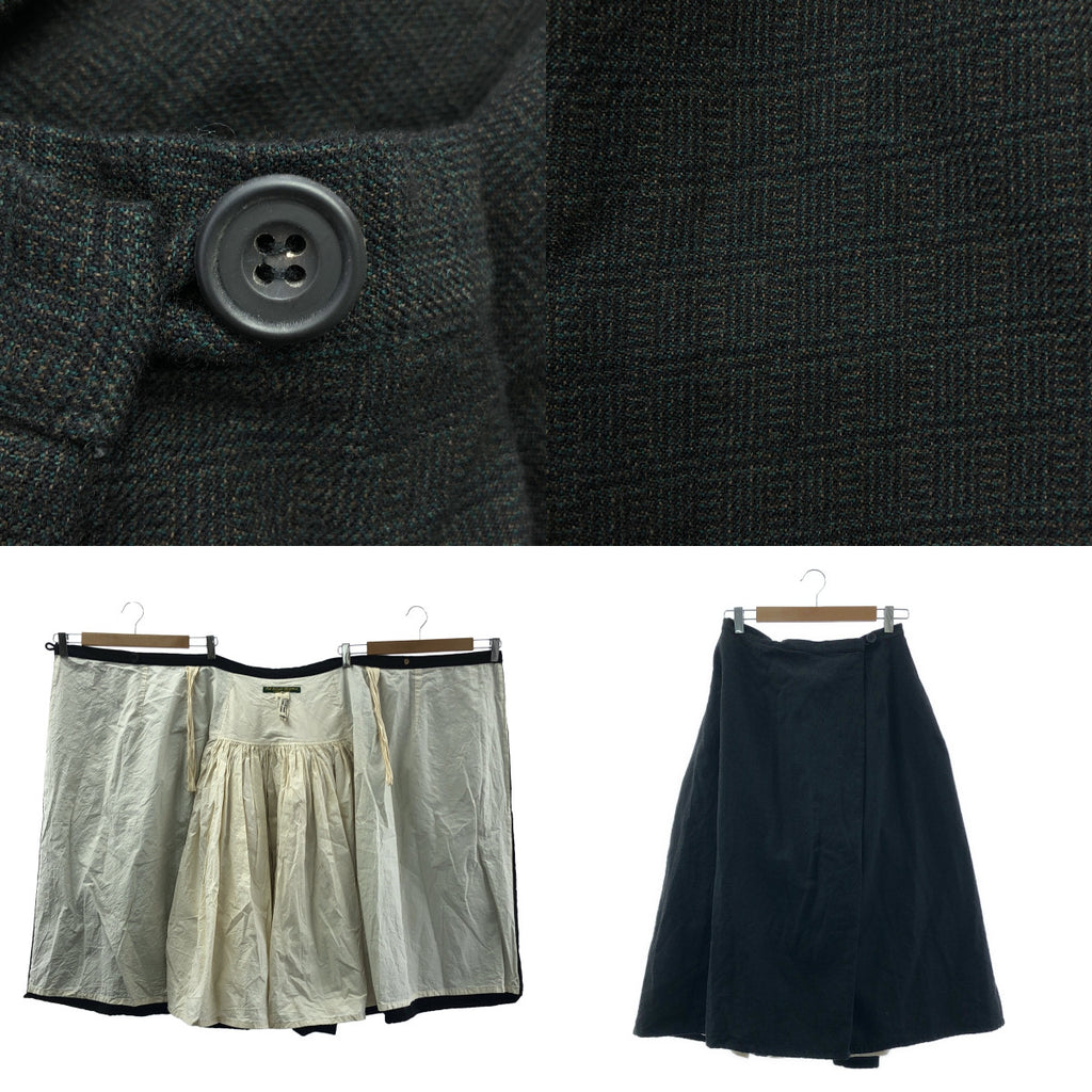 Paul Harnden / 폴 하덴 | Pleat Skirt / 개더 볼륨 랩 스커트 | M | 여성