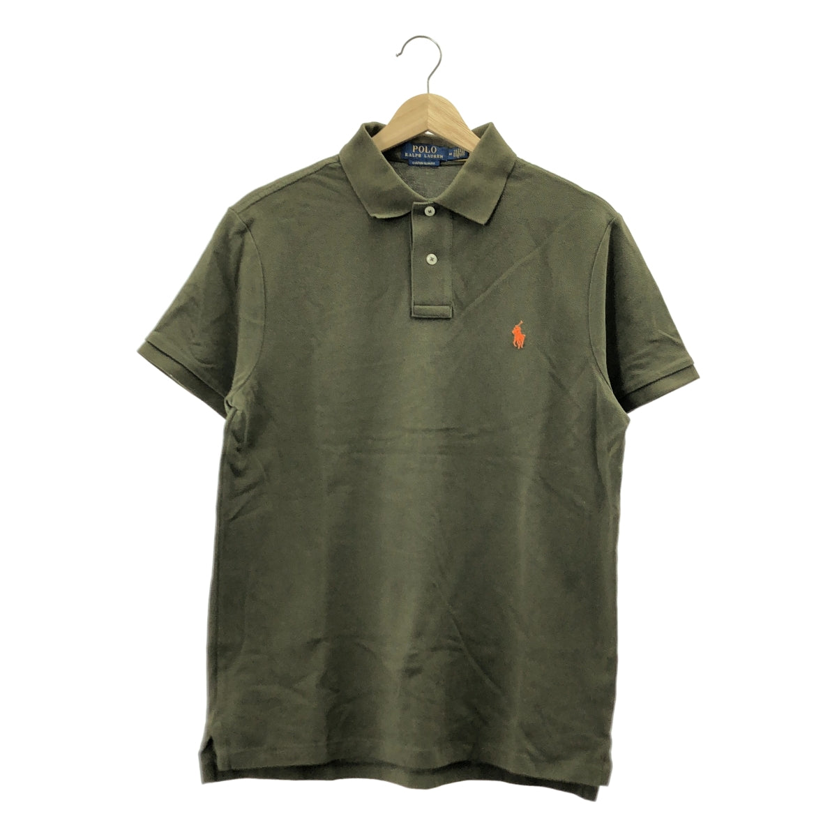 [狀況極佳] POLO RALPH LAUREN | 棉質標誌刺繡 Polo 衫 | M 碼 | 卡其色 | 男款
