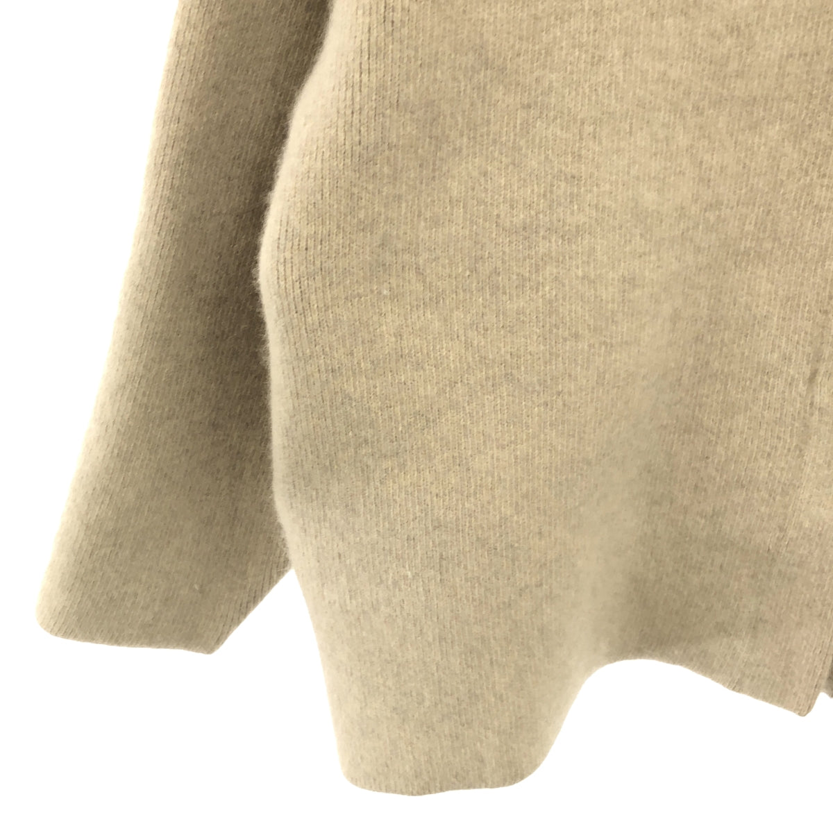 【美品】  Whim Gazette / ウィムガゼット | 2023AW | セッケツニット ジャケット | F | ライトベージュ | レディース