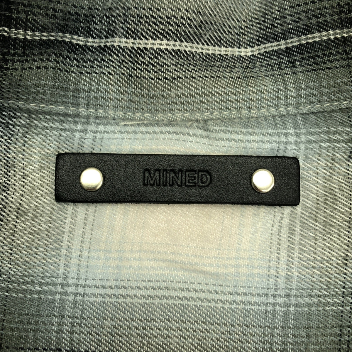 MINEDENIM / マインデニム | R.Ombre Open Collar SH / オンブレチェック シャツ | 2 | メンズ