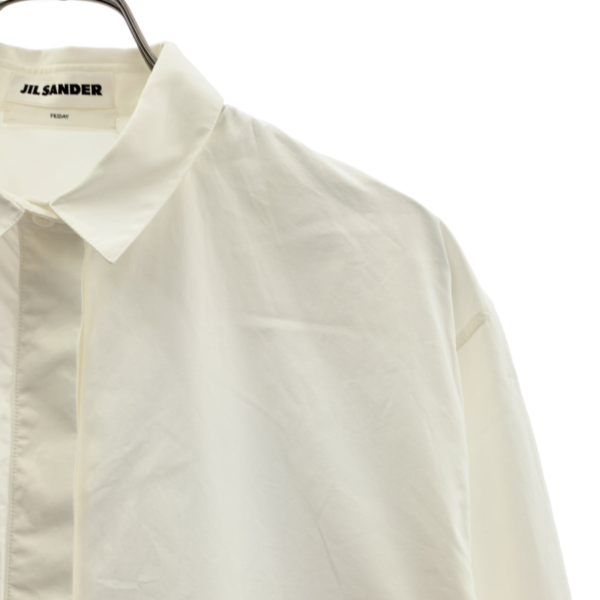 JIL SANDER / ジルサンダー | 2023SS | 7 DAYS SHIRTS FRIDAY コットンポプリン ブラウス シャツ | 34 | レディース