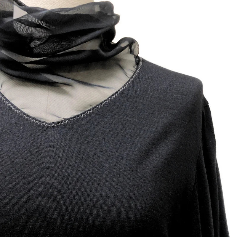 kolor / カラー | 2022AW | レースハイネック ボリュームスリーブ ニット カットソー | 2 | レディース