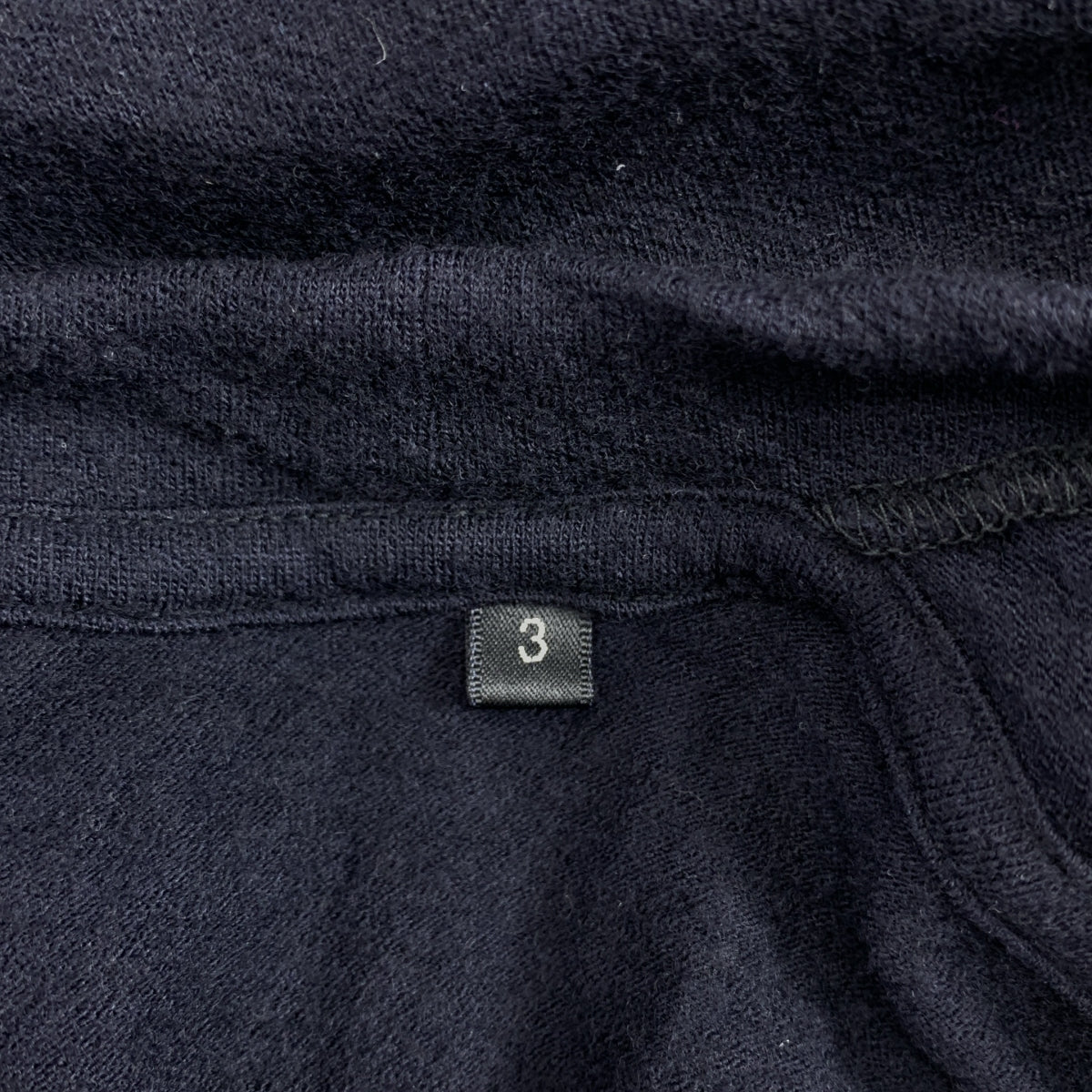 COMOLI | 2021 秋冬 | 羊毛平紋長袖圓領針織衫 / U03-05006 | 尺寸 3 | 男款