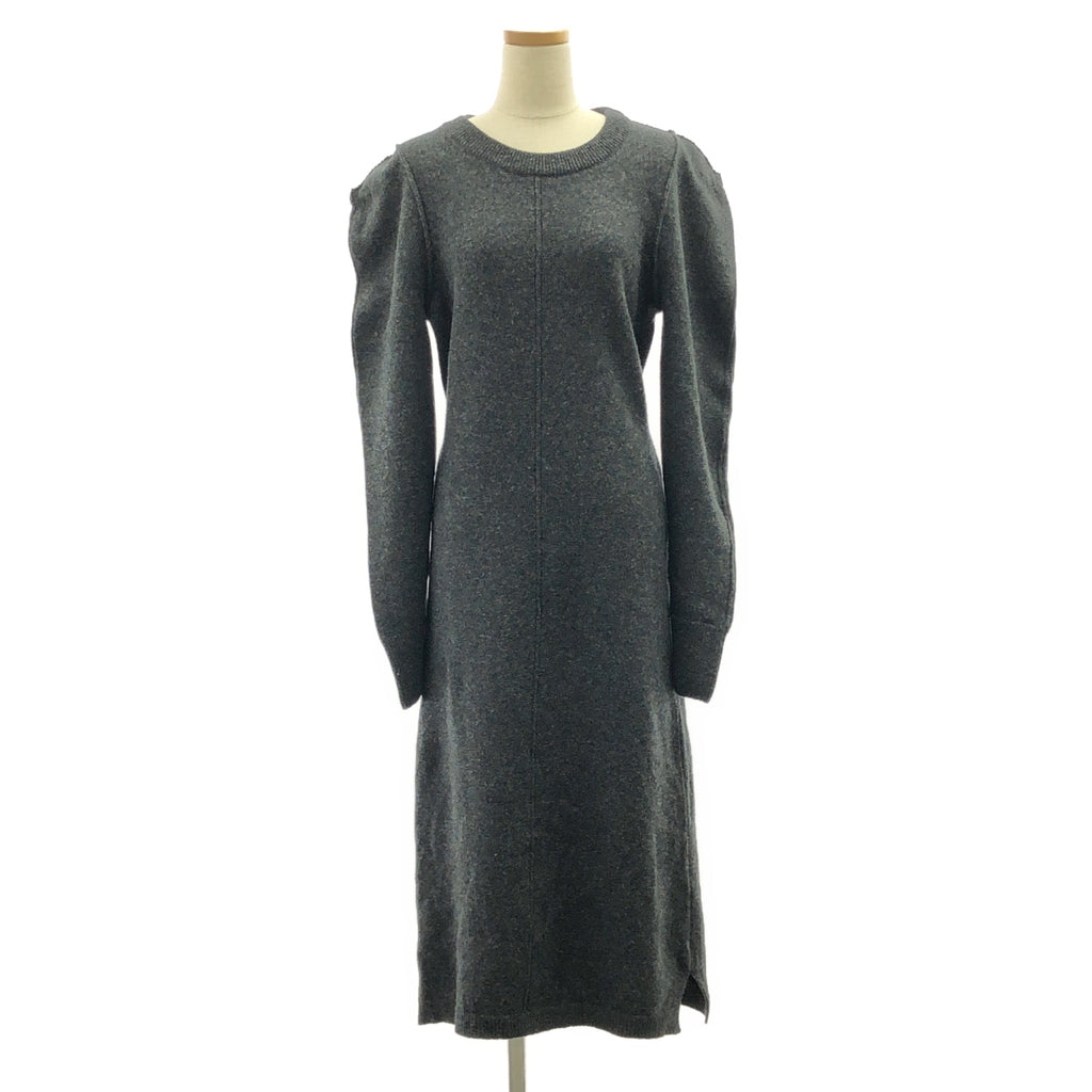 LEMAIRE / 르메르 | Wool Knit Dress 울 크루넥 니트 원피스 | S |
