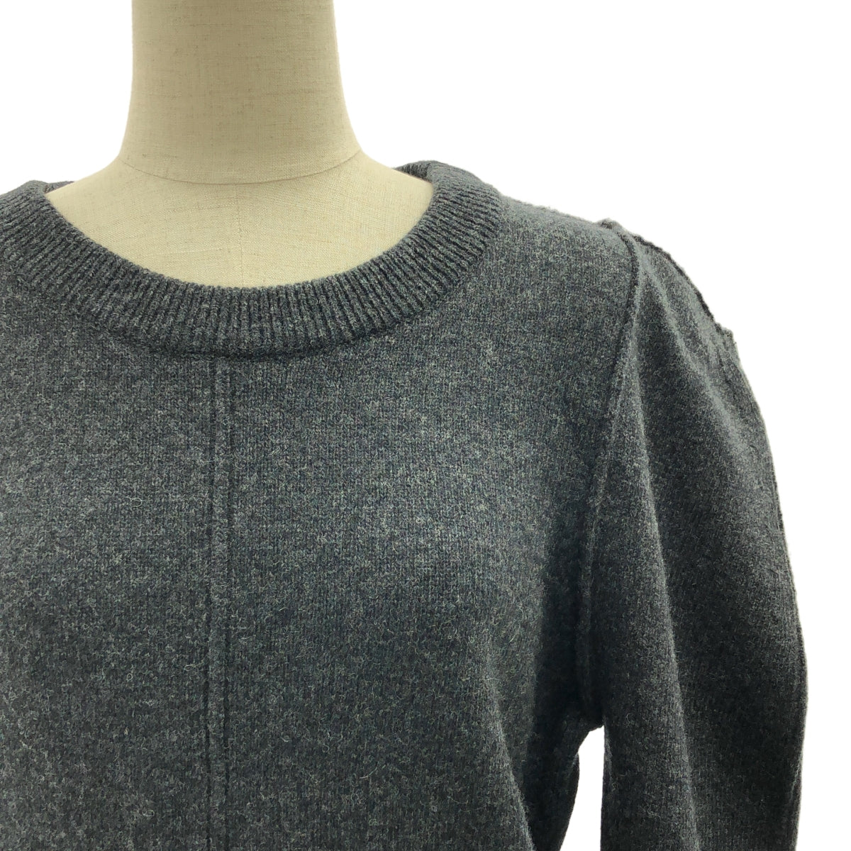 LEMAIRE / 르메르 | Wool Knit Dress 울 크루넥 니트 원피스 | S |