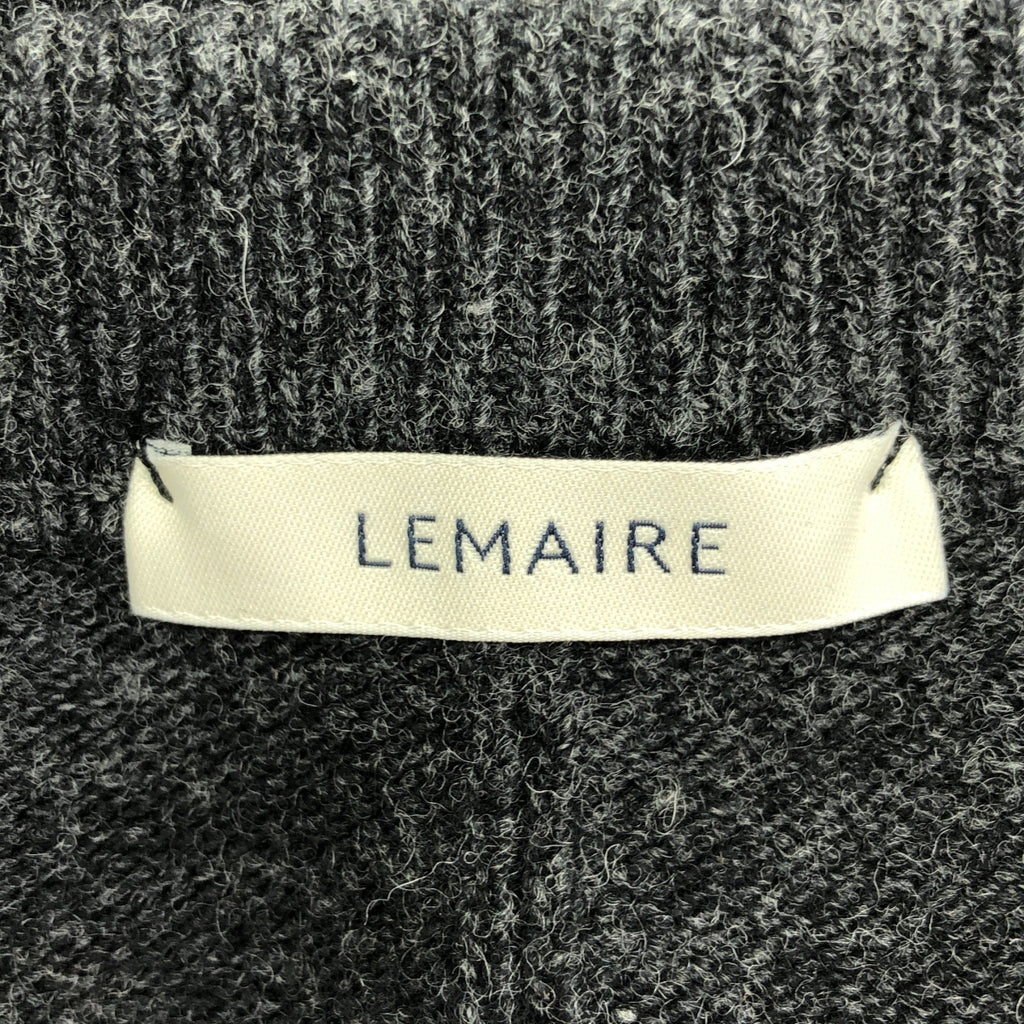 LEMAIRE / 르메르 | Wool Knit Dress 울 크루넥 니트 원피스 | S |