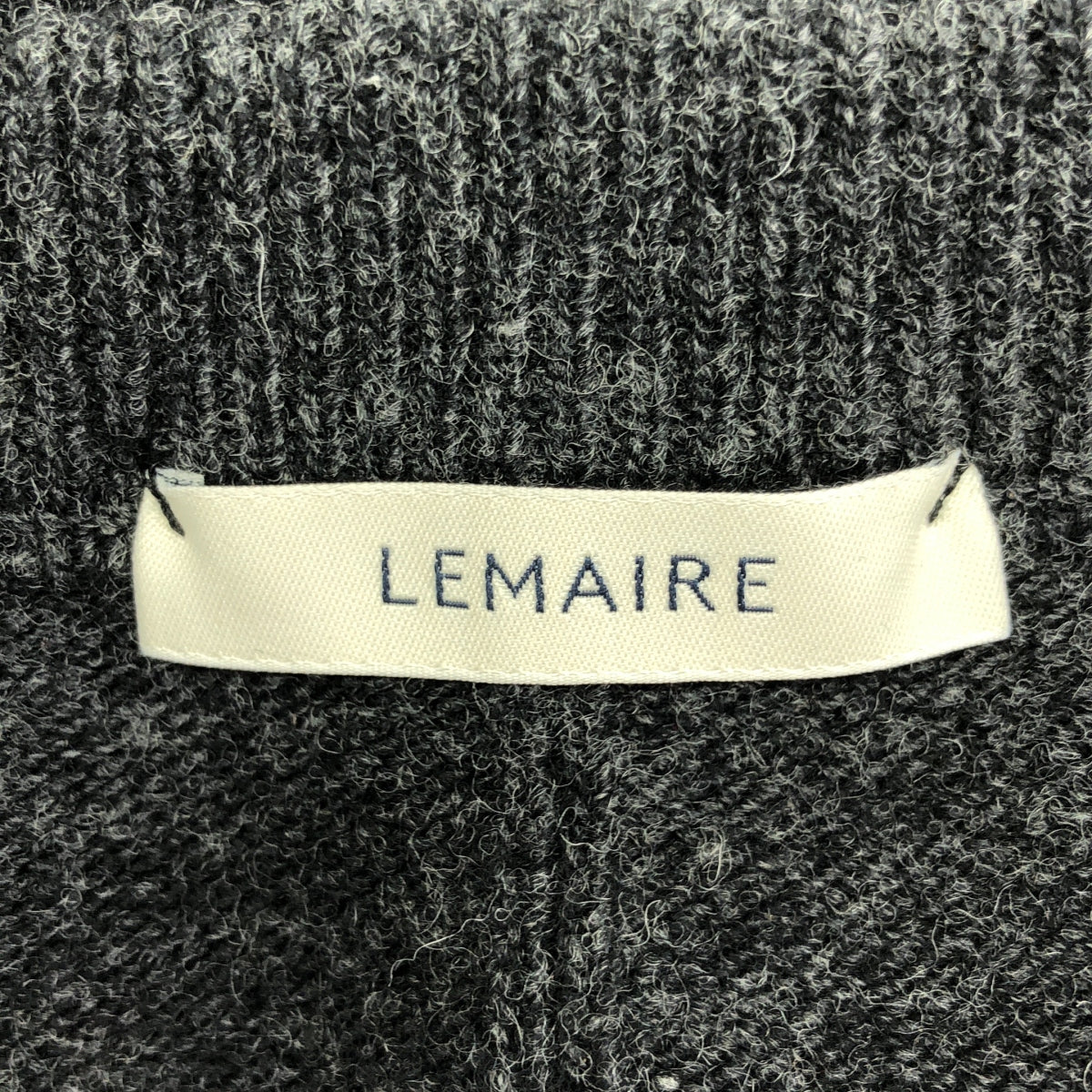 LEMAIRE / 르메르 | Wool Knit Dress 울 크루넥 니트 원피스 | S |