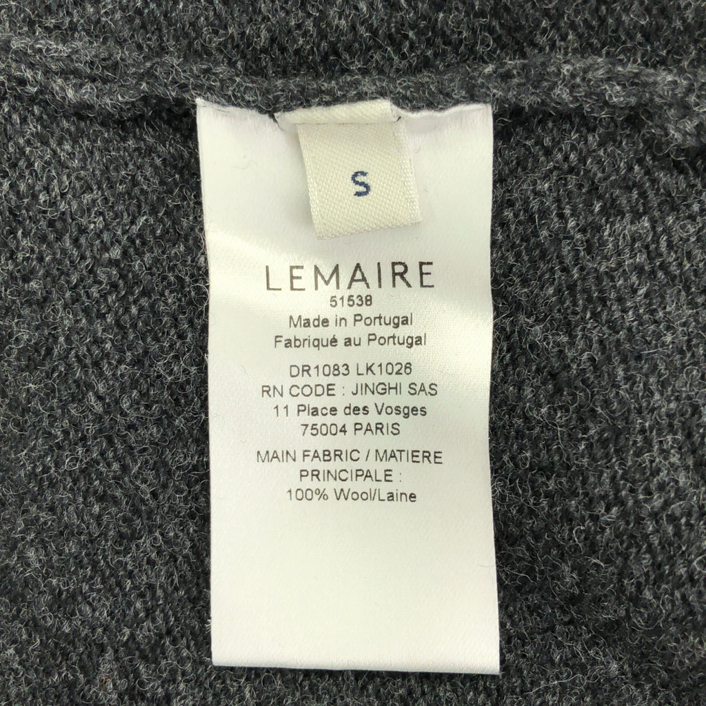 LEMAIRE / 르메르 | Wool Knit Dress 울 크루넥 니트 원피스 | S |