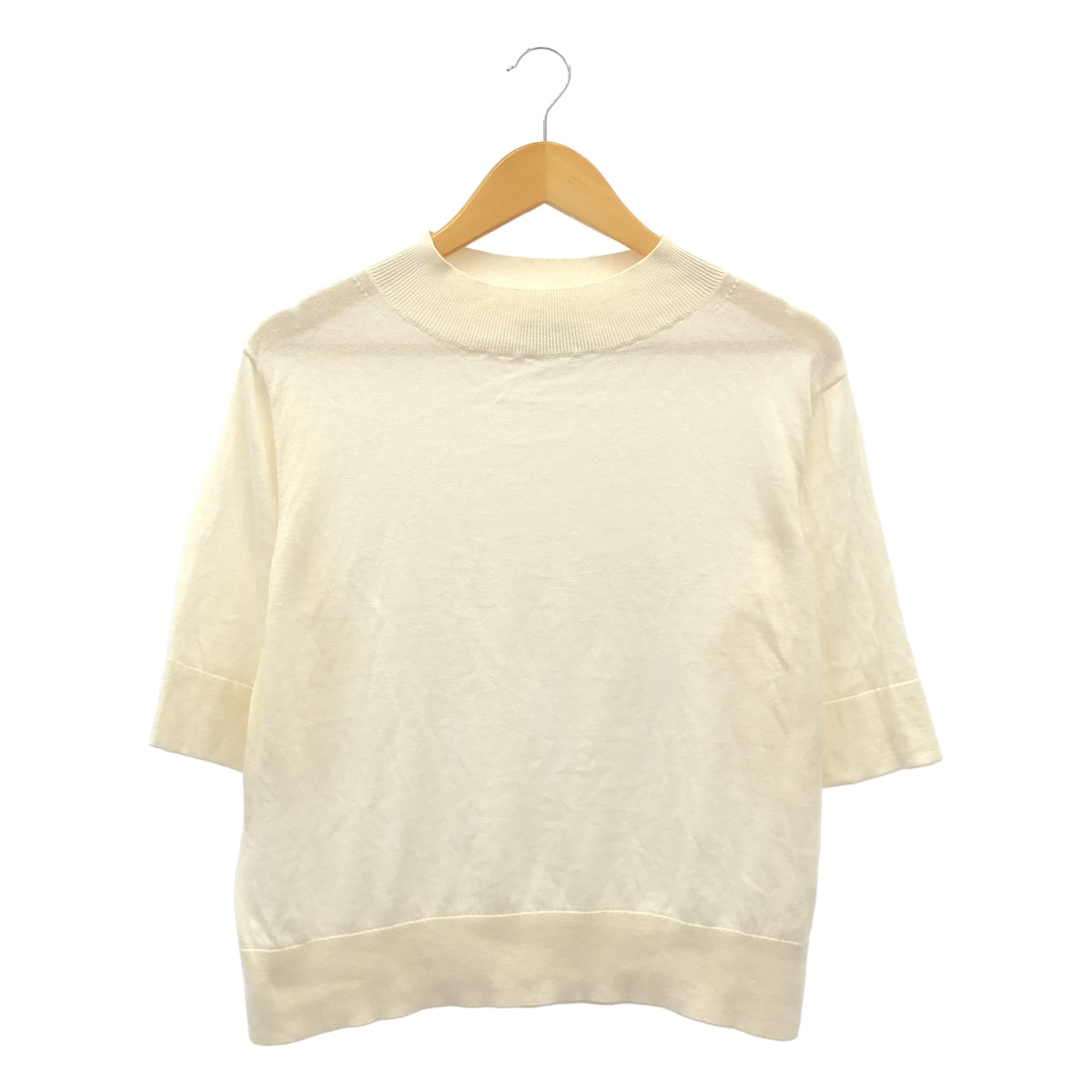 MARGARET HOWELL / マーガレットハウエル | 2021SS | コットン シルク リブ スリット サマー ニット | 2 | レディース