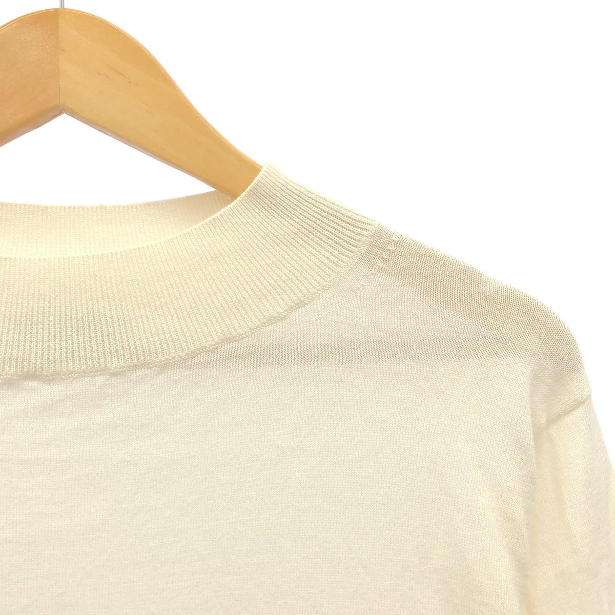 MARGARET HOWELL / マーガレットハウエル | 2021SS | コットン シルク リブ スリット サマー ニット | 2 | レディース