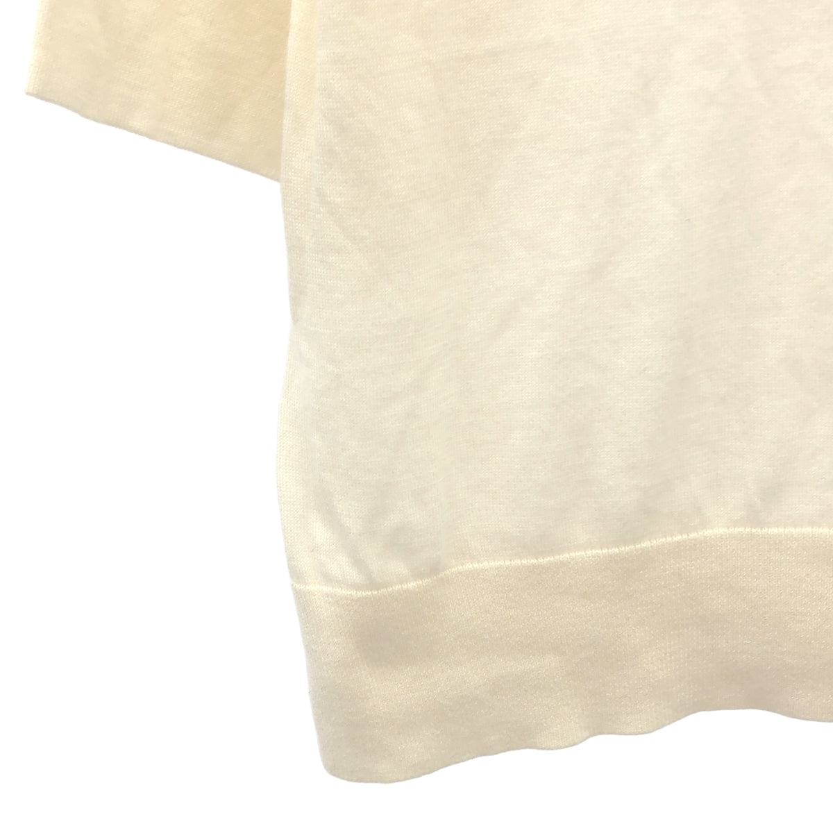 MARGARET HOWELL / マーガレットハウエル | 2021SS | コットン シルク リブ スリット サマー ニット | 2 | レディース