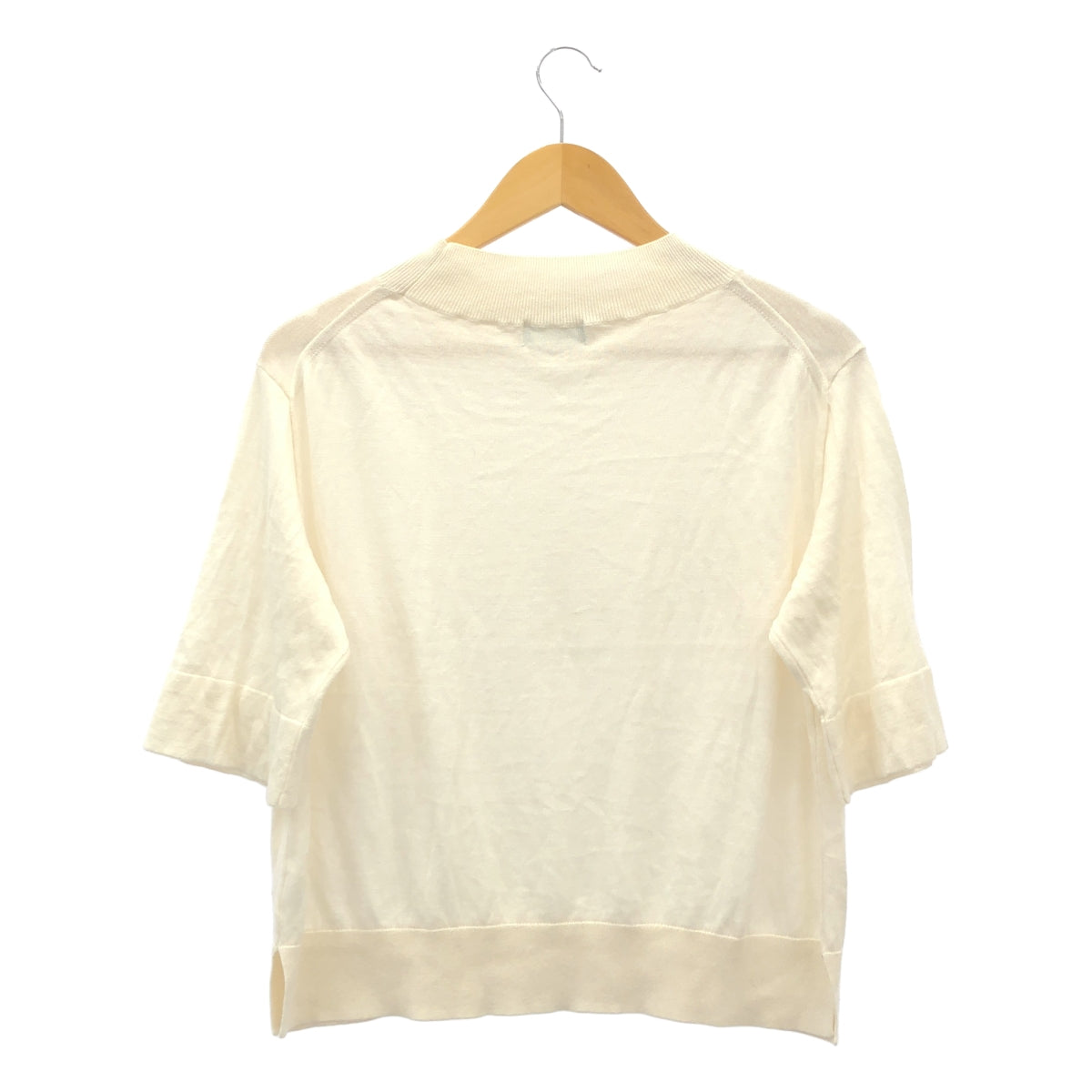 MARGARET HOWELL / マーガレットハウエル | 2021SS | コットン シルク リブ スリット サマー ニット | 2 | レディース