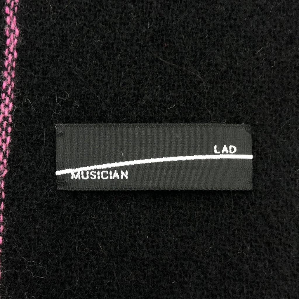 LAD MUSICIAN / ラッドミュージシャン | ウール バイカラー 大判 ストール マフラー |