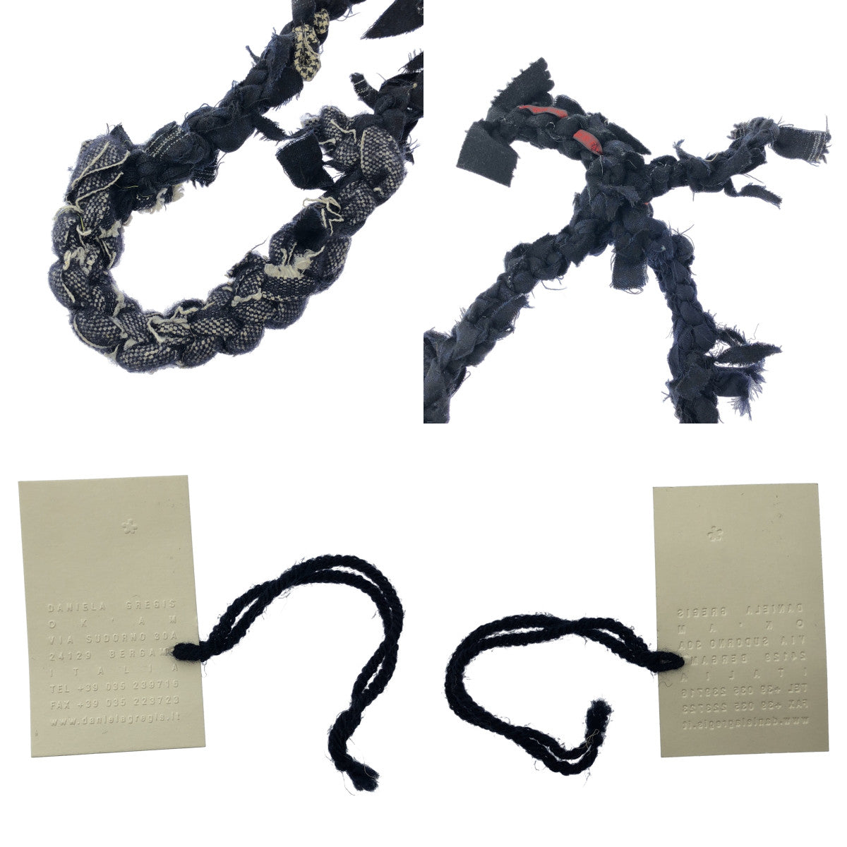 DANIELA GREGIS | 撕破針織長項鍊配件 |