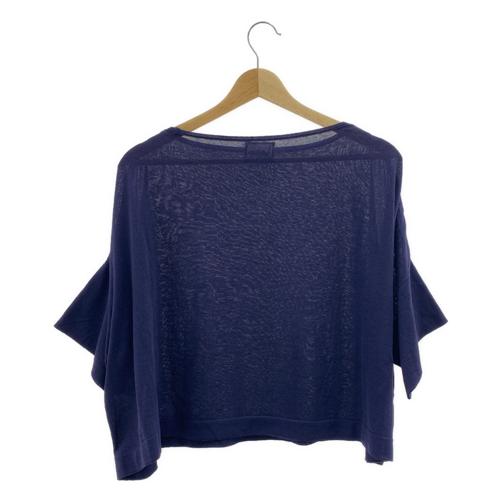 humoresque / 유머 레스크 | 코튼 오버 실루엣 여름 니트 컷소우 | F | 여성