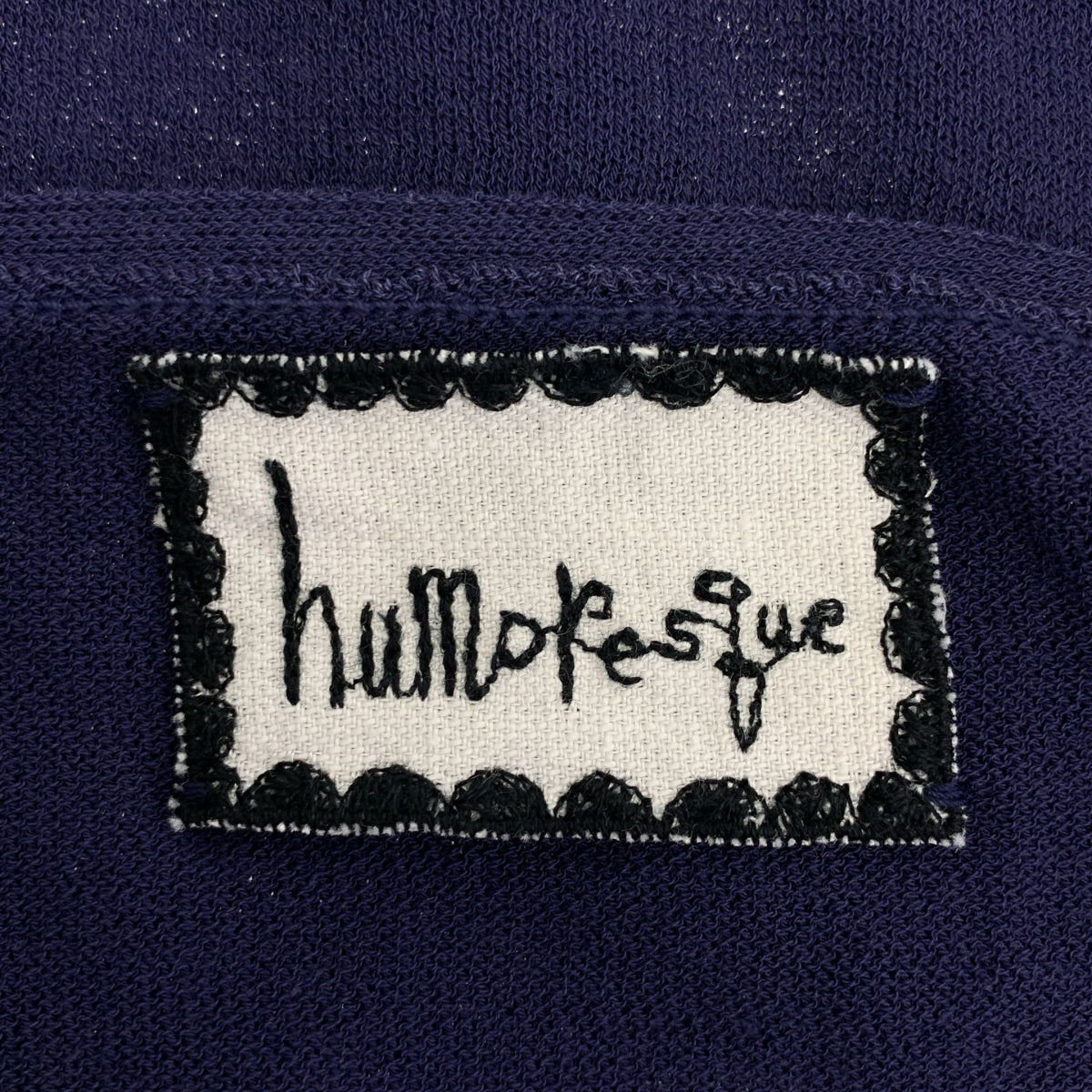 humoresque / 유머 레스크 | 코튼 오버 실루엣 여름 니트 컷소우 | F | 여성