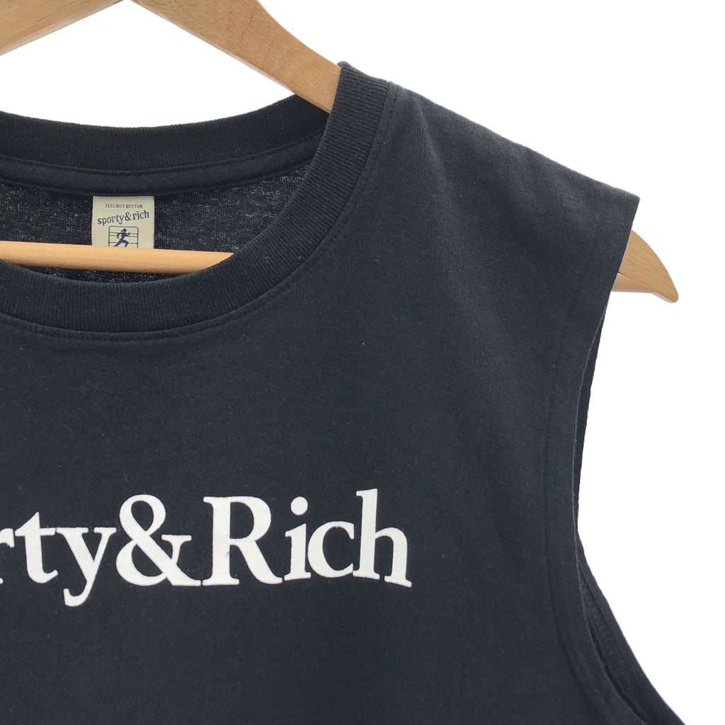 L'Appartement / アパルトモン | 2023AW | Sporty&Rich / セットアップ ロゴ ノースリーブ Tシャツ カットソー / ドローストリング ショートパンツ ショーツ | F | レディース