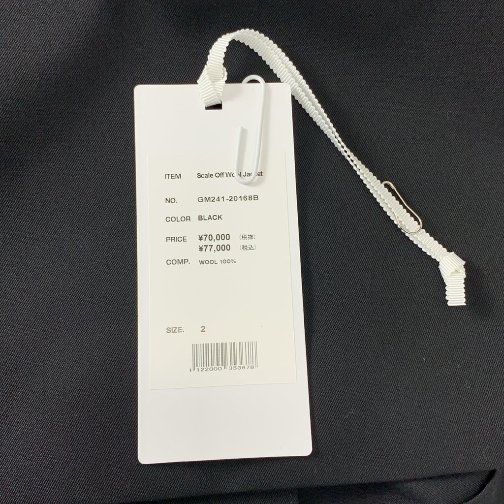 Graphpaper / グラフペーパー | 2024SS | Scale Off Wool Jacket スケールオフ ウール ジャケット | 2 | メンズ