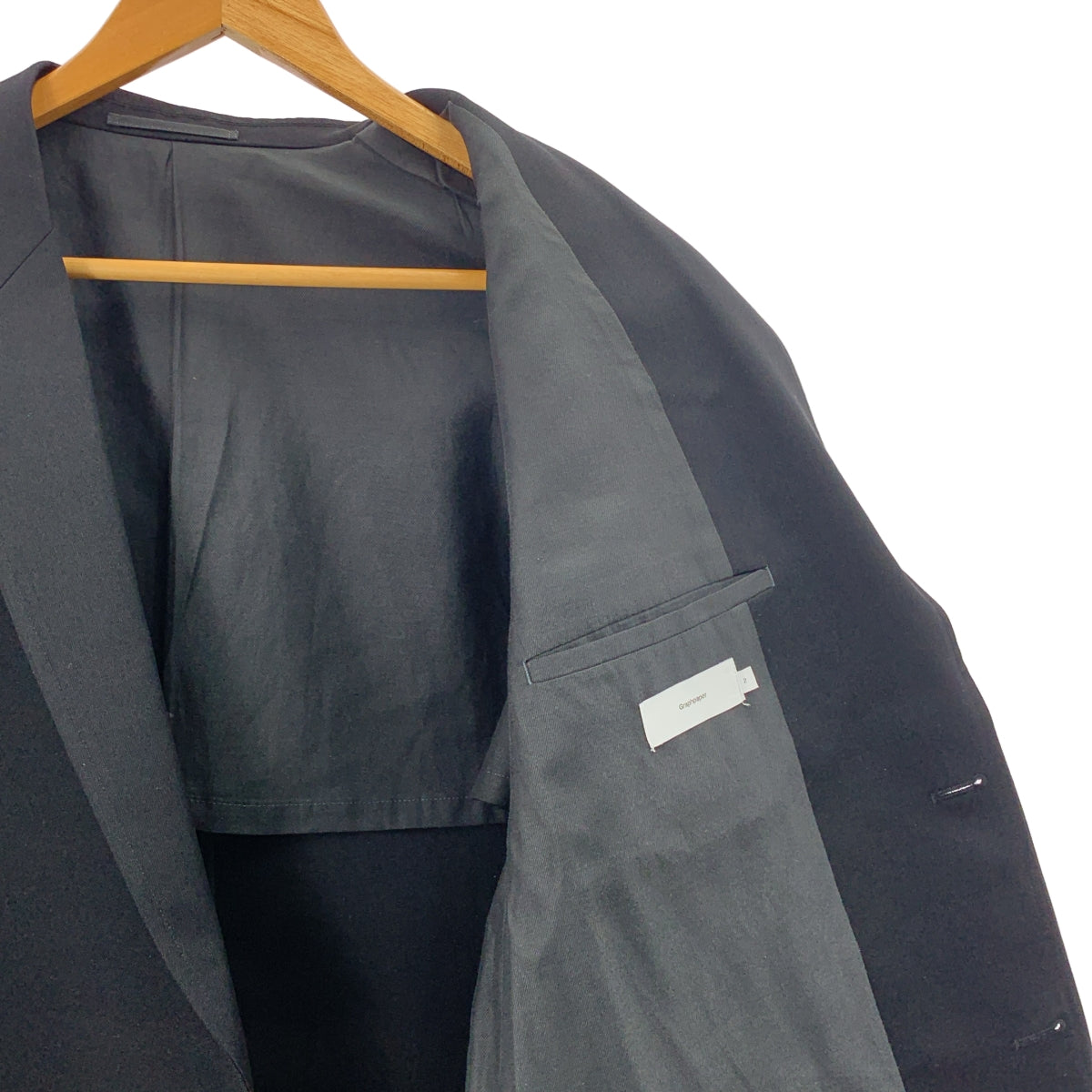 Graphpaper / グラフペーパー | 2024SS | Scale Off Wool Jacket スケールオフ ウール ジャケット | 2 | メンズ