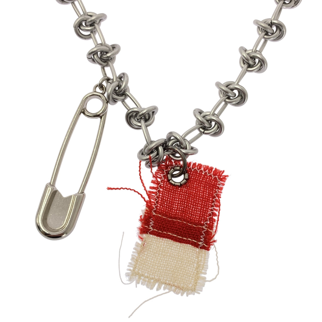 RAF SIMONS / 거친 시몬스 | Knot Charm Necklace 매듭 매력 체인 목걸이 |
