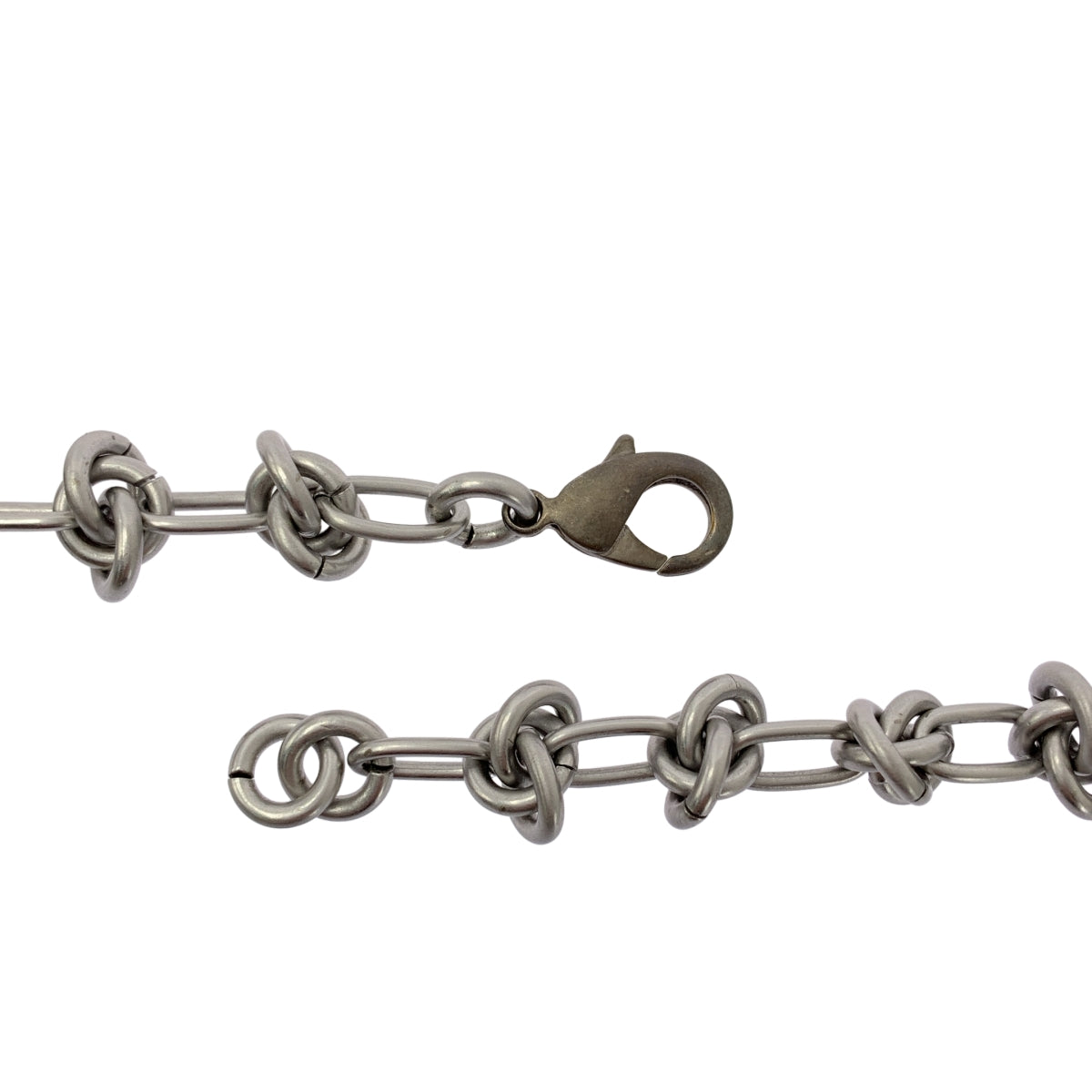 RAF SIMONS / 거친 시몬스 | Knot Charm Necklace 매듭 매력 체인 목걸이 |