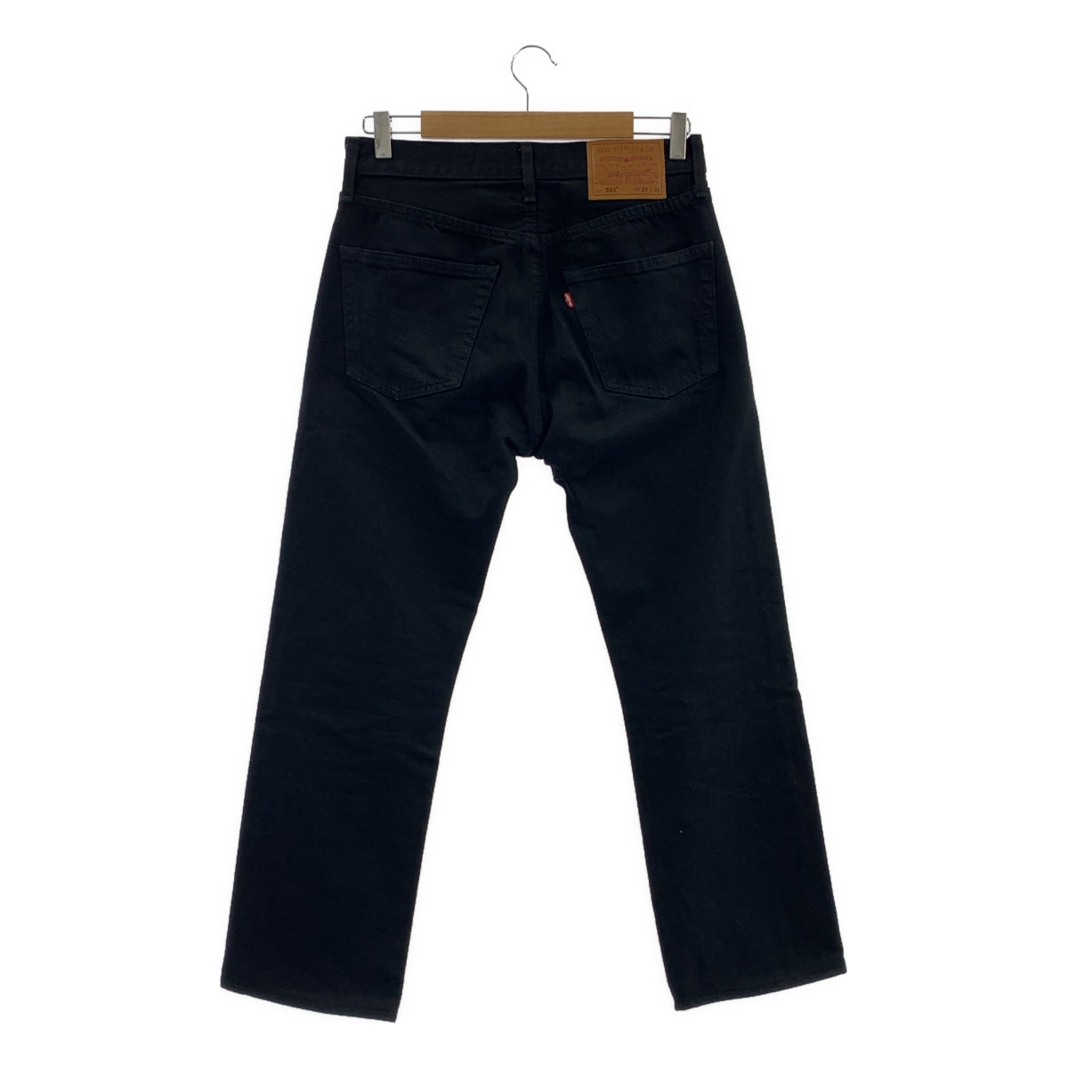 Levi's / 리바이스 | PREMIUM 501 JEANS / 가죽 패치 데님 팬츠 | 29 |