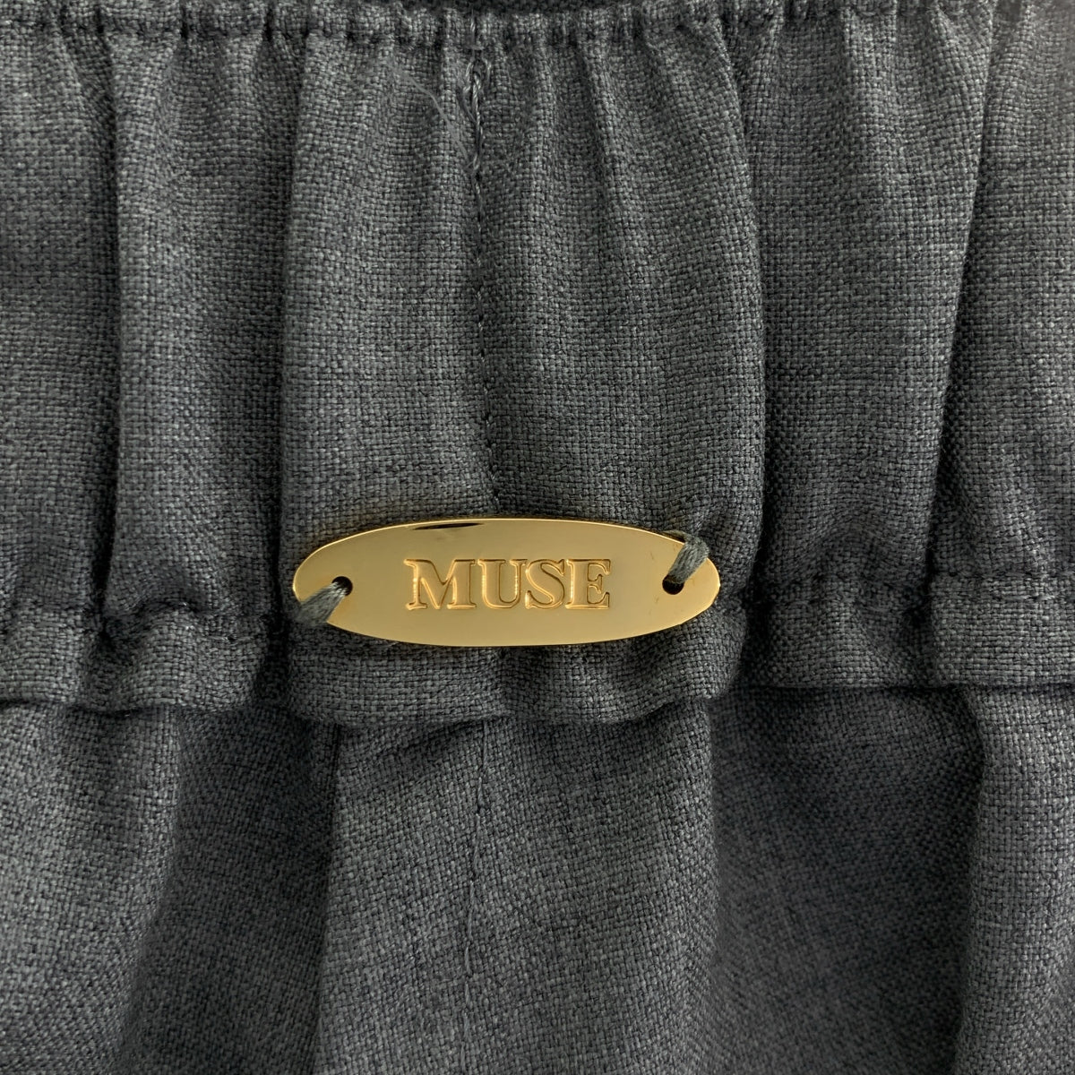 Deuxieme Classe / 두지엠 클래스 | 2025AW | COOL VICTORIAN / 웨스트 고무 와이드 이지 팬츠 | 34 | 여성