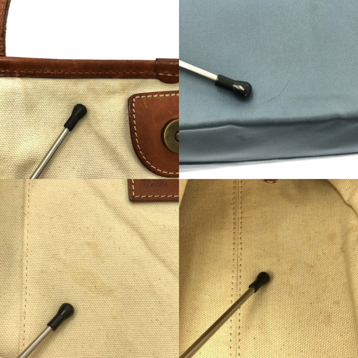 Felisi | 15/20/3 尼龍皮革手提包 | 藍色/棕色 | 女士