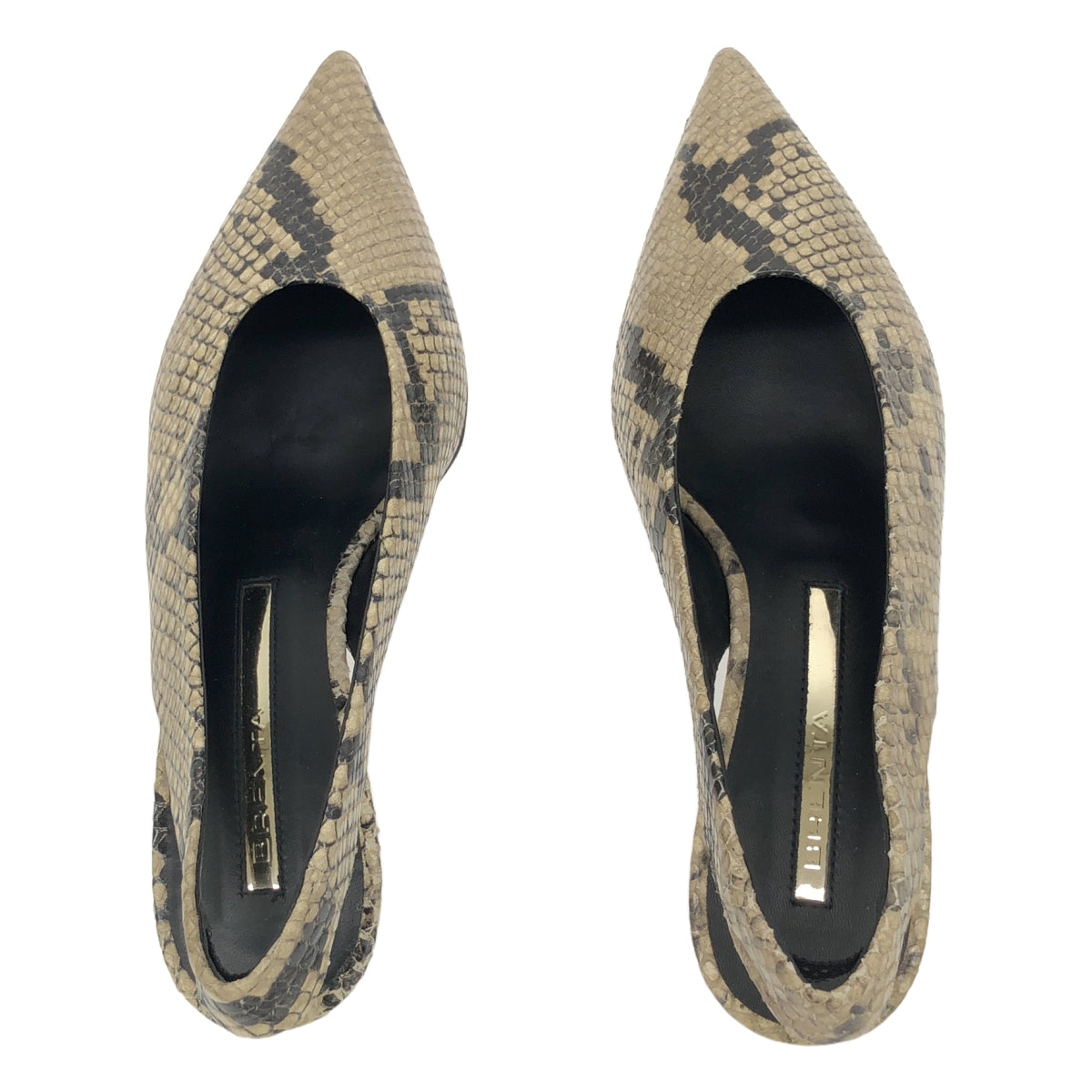 【신품】 BRENTA / 브렌타 | 2021AW | Deuxieme Classe 취급 POINTED BACK STRAP 펌프스 | 35 | 베이지 | 여성