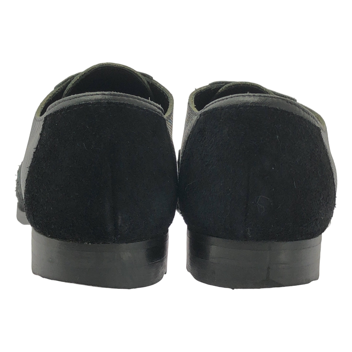 COMME des GARCONS / 콤데 갤슨 | 스웨이드 사이드 전환 스트레이트 칩 가죽 드레스 신발 | 23.5 |
