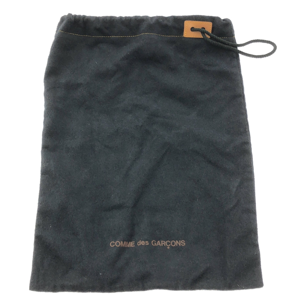 COMME des GARCONS / 콤데 갤슨 | 스웨이드 사이드 전환 스트레이트 칩 가죽 드레스 신발 | 23.5 |