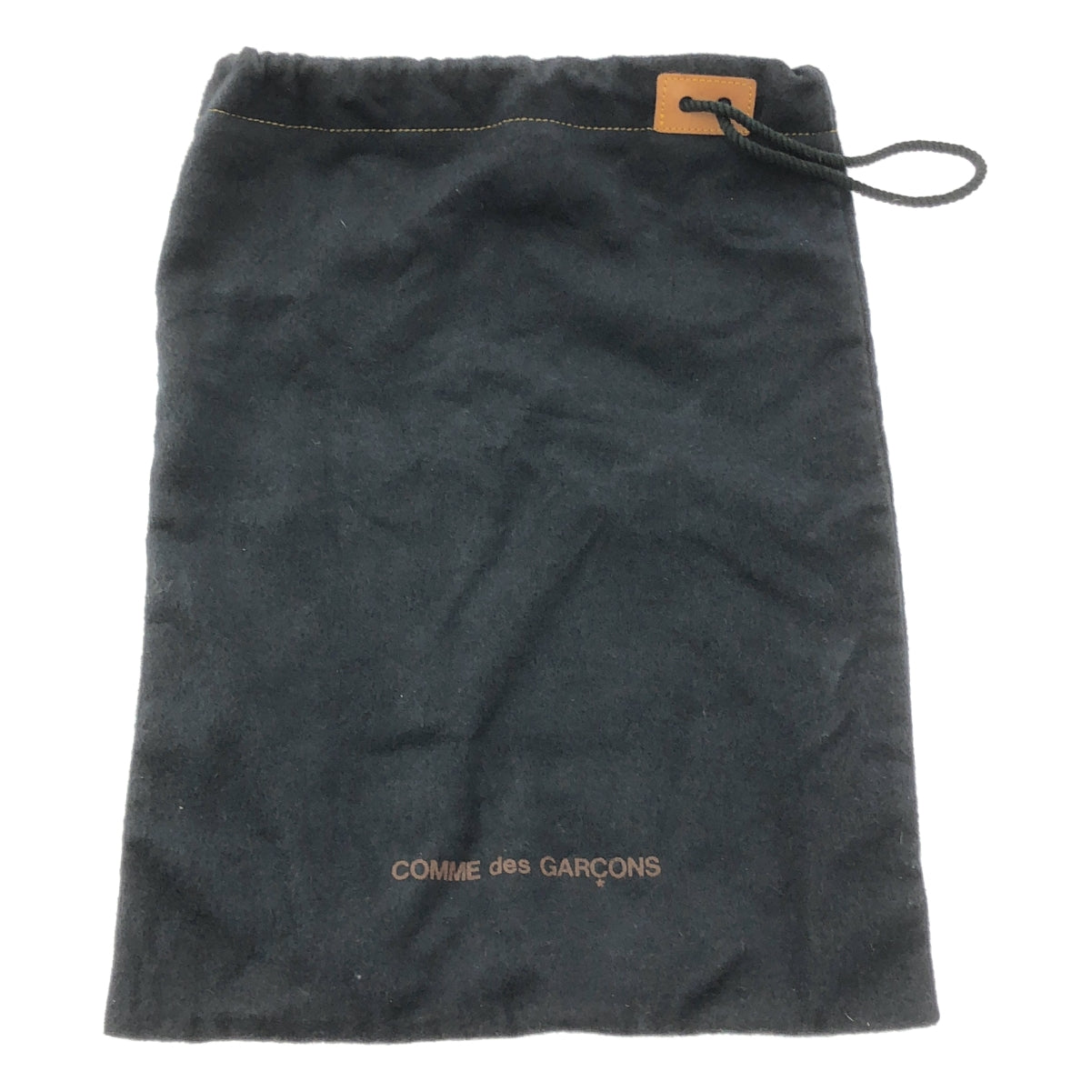 COMME des GARCONS / 콤데 갤슨 | 스웨이드 사이드 전환 스트레이트 칩 가죽 드레스 신발 | 23.5 |