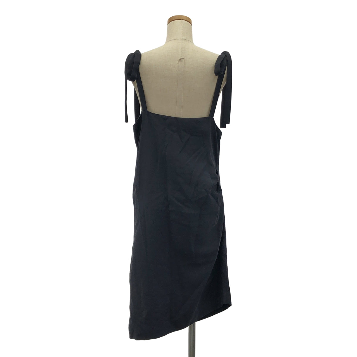 Edition / Edition Tomorrowland | 2024 秋冬 | 醋酸纖維斜紋圍裙上衣 | F 碼 | 黑色 | 女款